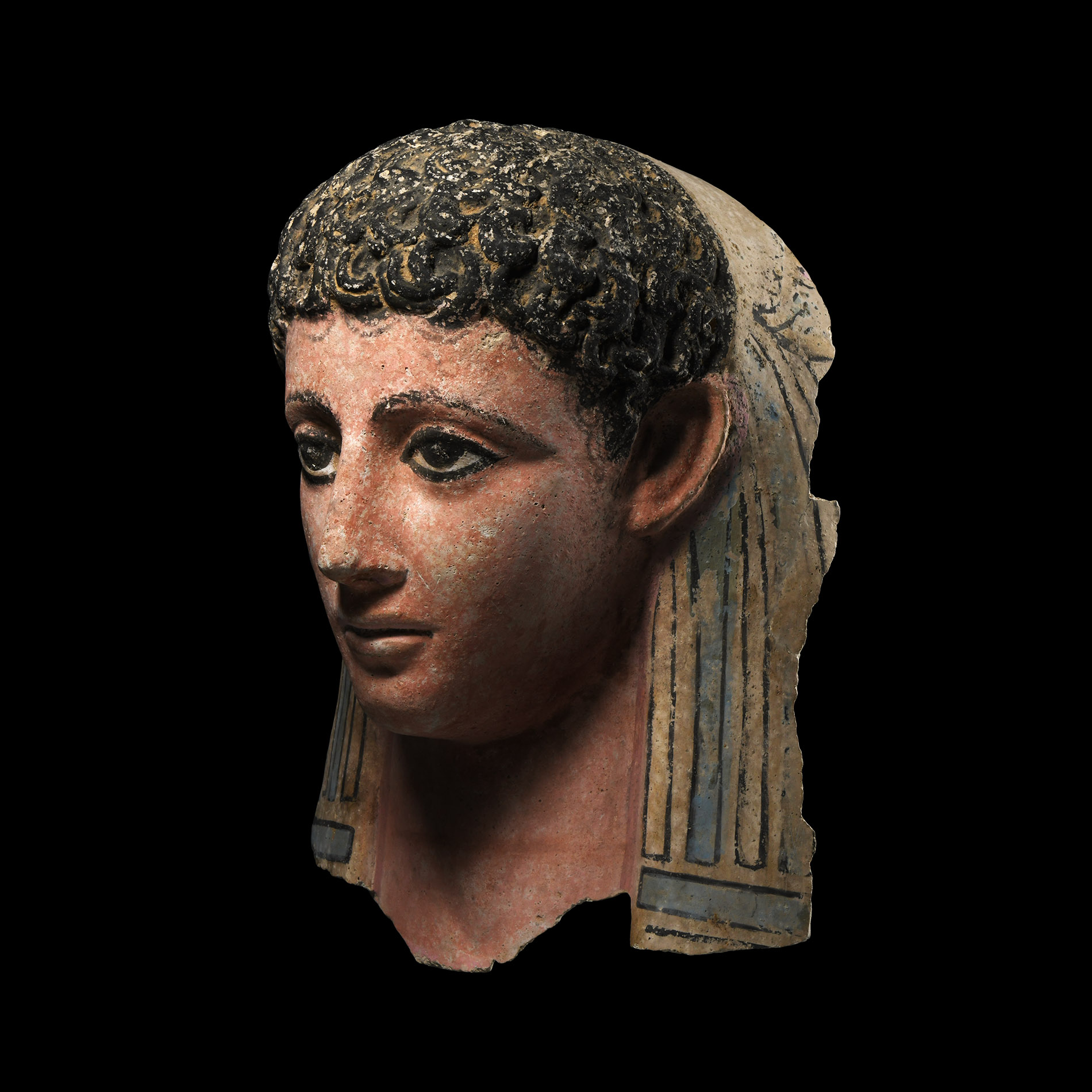 Egyptian Face Mask of a Young Male