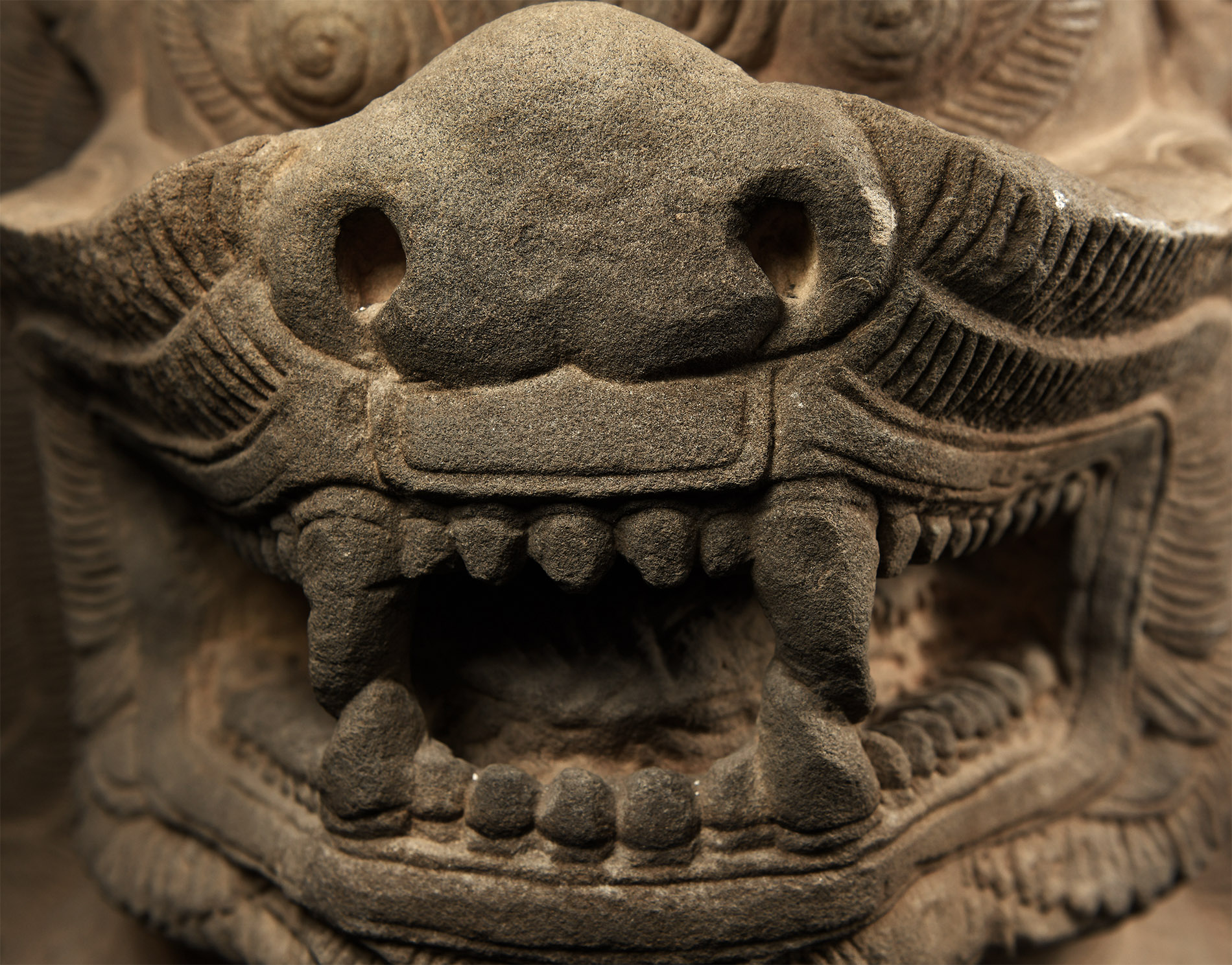 South East Asian Khmer Guardian Figure