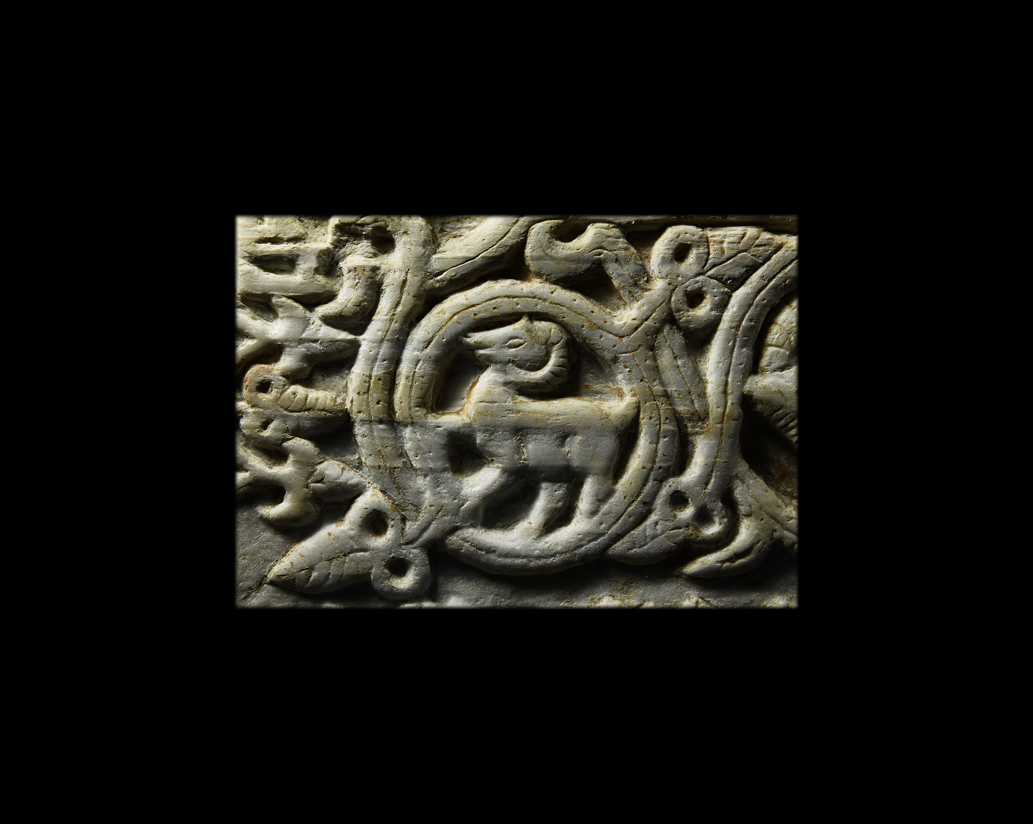 Large Umayyad Period Spanish Inscribed Marble Panel