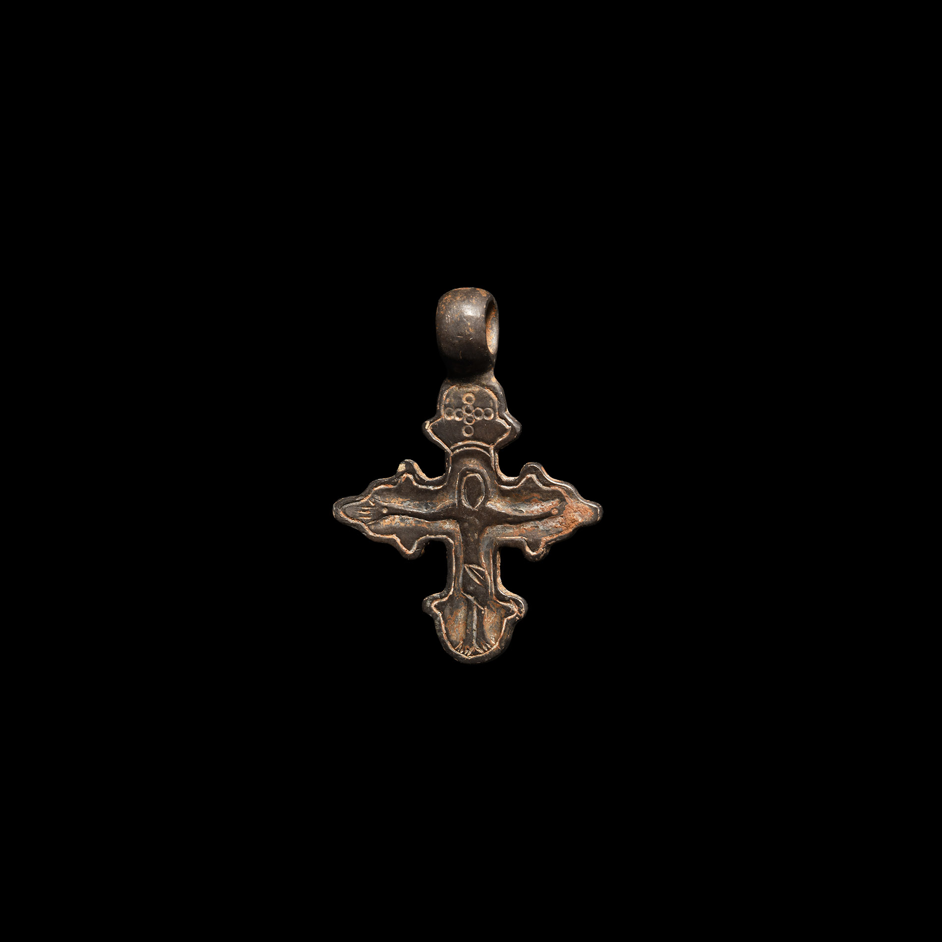 Post Medieval Silver Cross Pendant