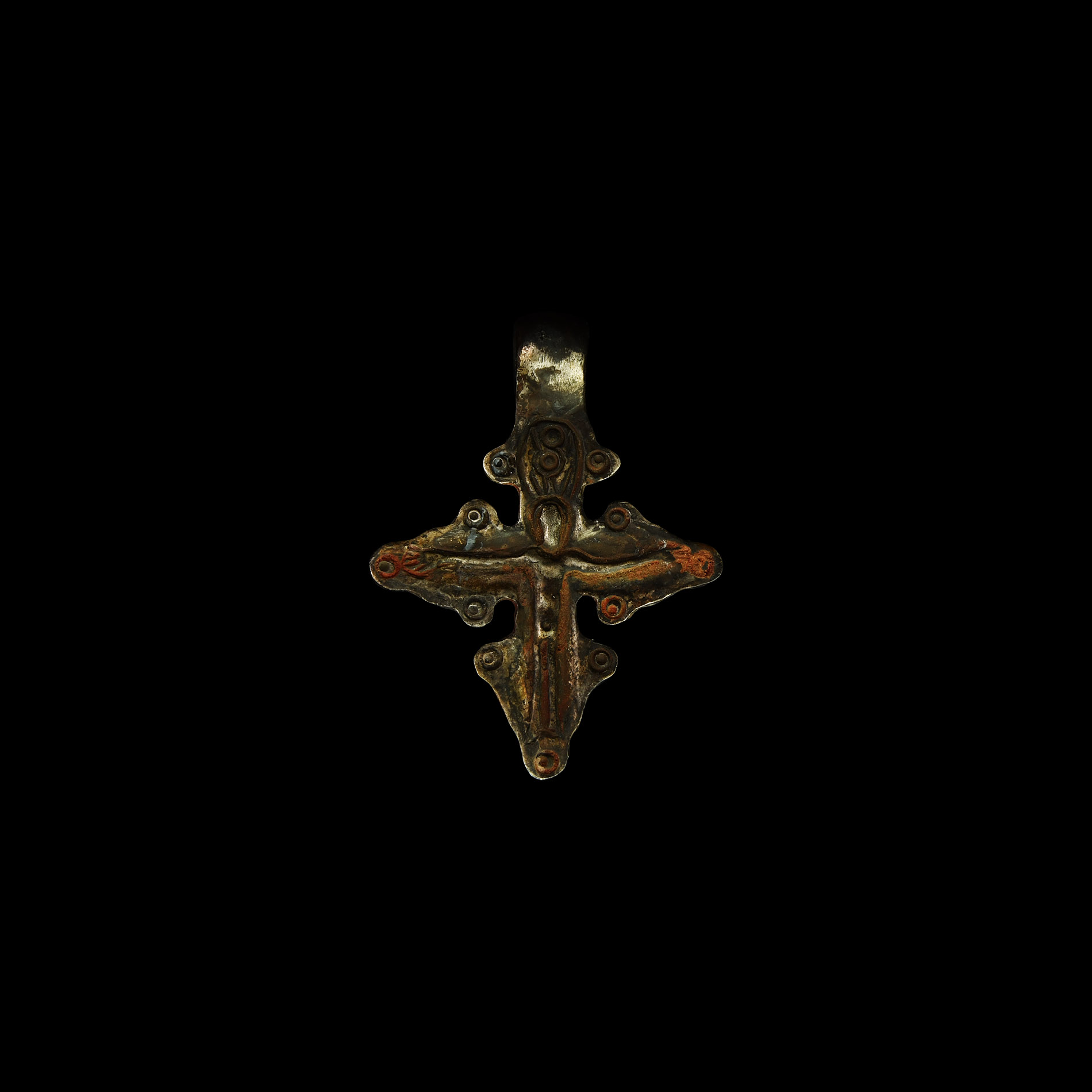 Post Medieval Silver Cross Pendant