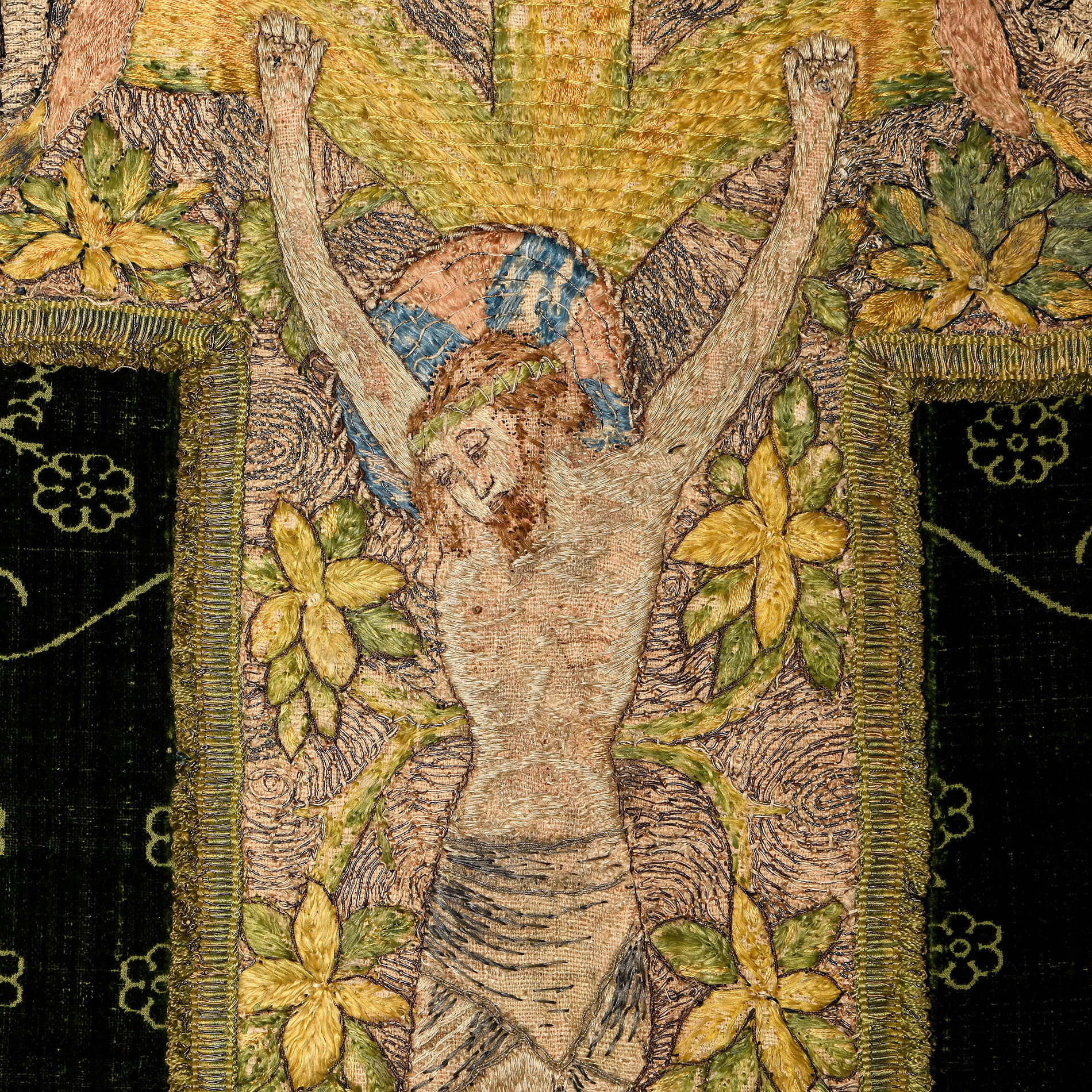 Medieval Chasuble with Scenes of the Crucifixion