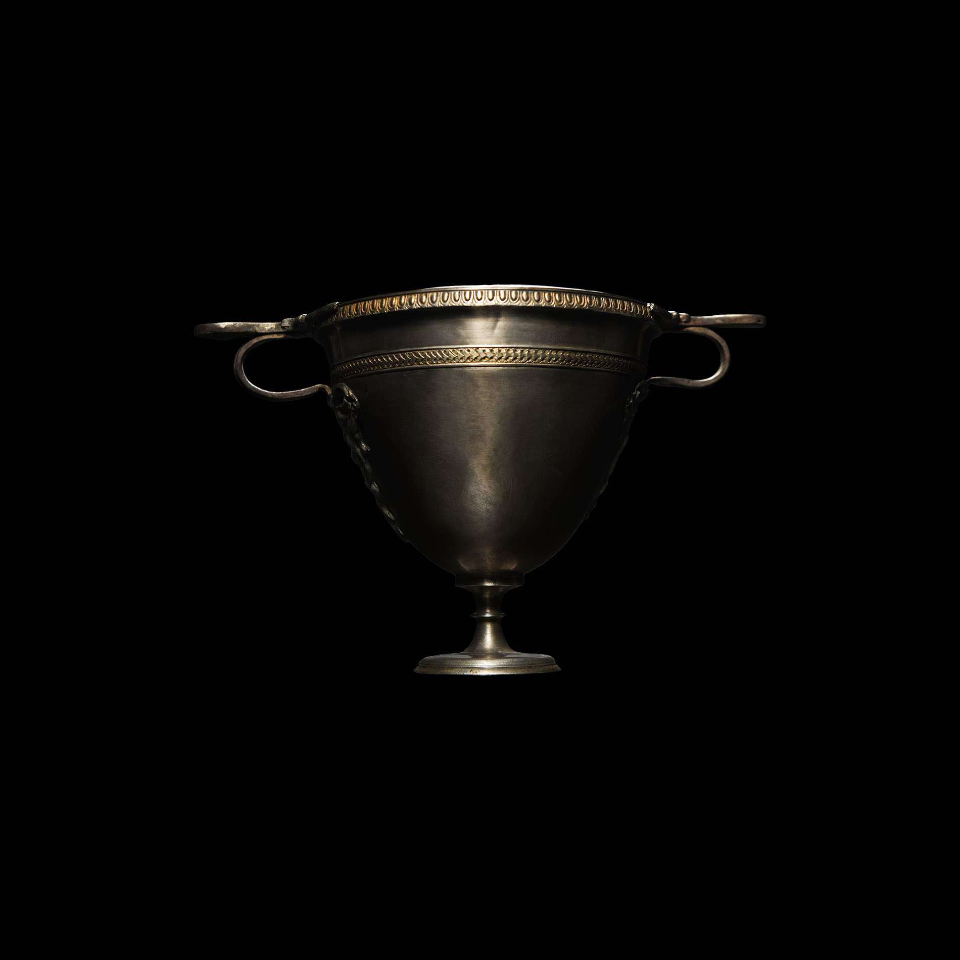 Large Roman Silver-Gilt Skyphos