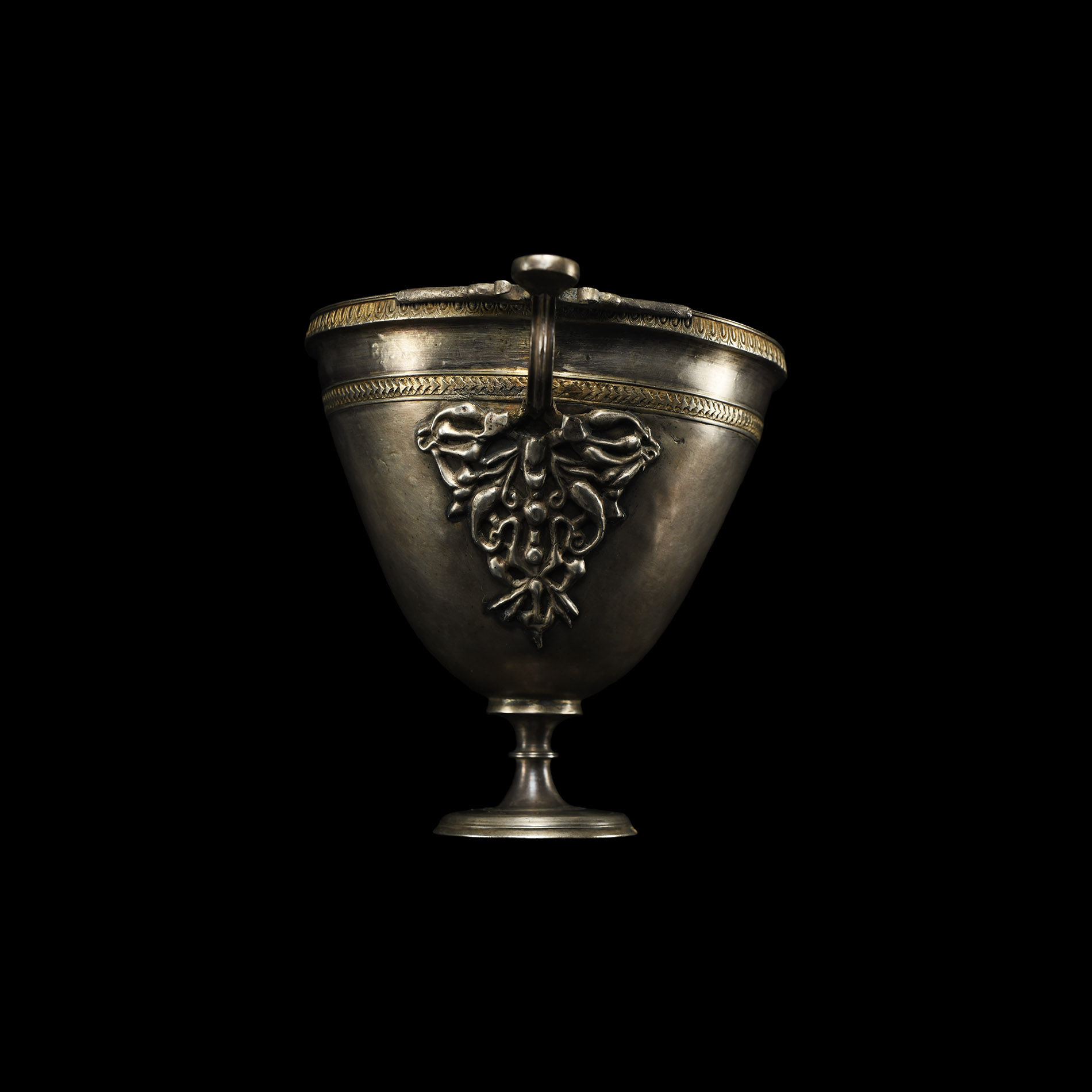 Large Roman Silver-Gilt Skyphos