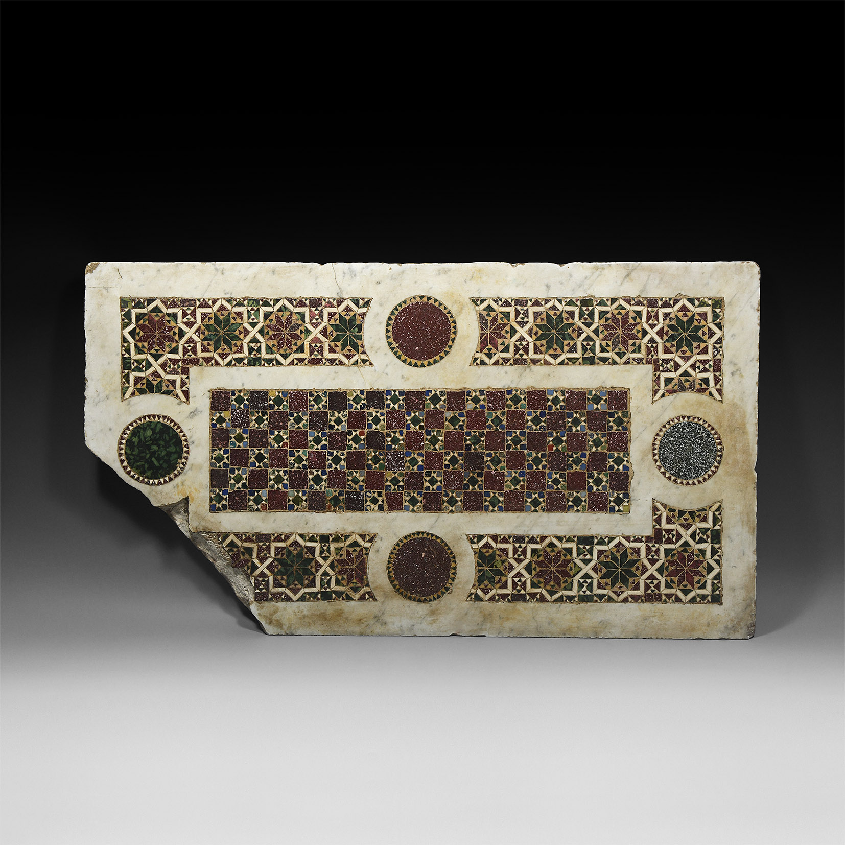 Byzantine Cosmatesque Mosaic Panel