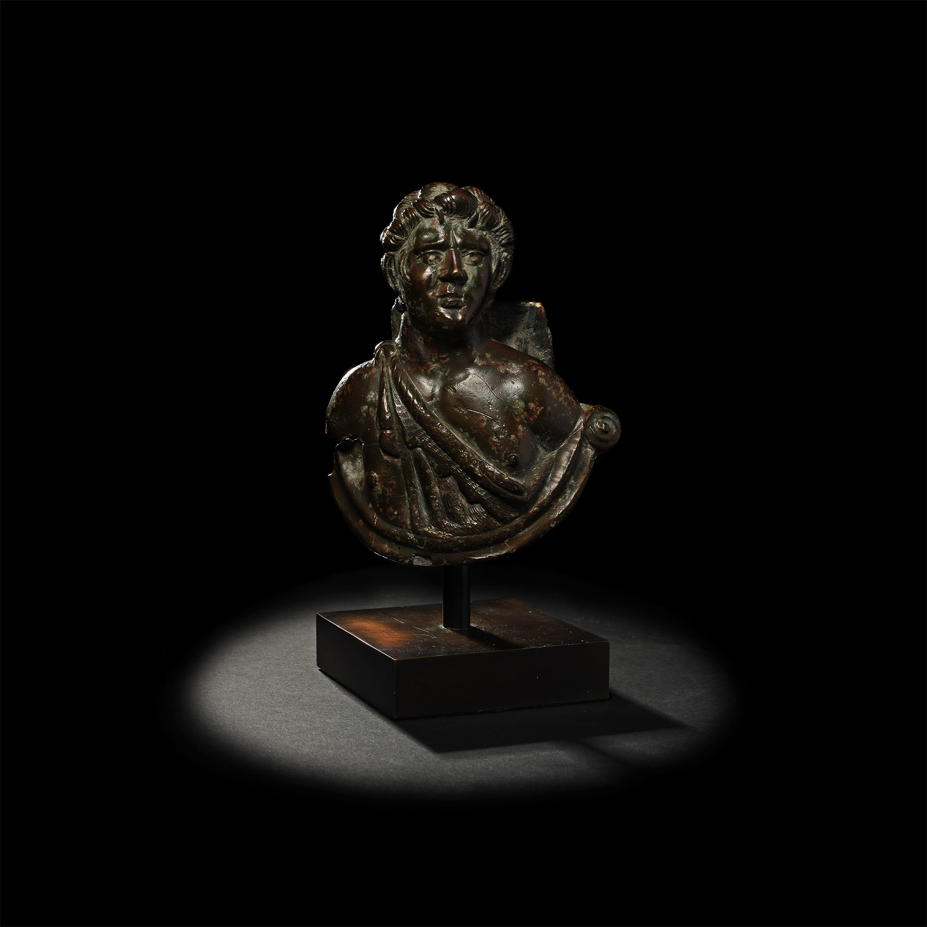 Large Roman Satyr Chariot Fitting