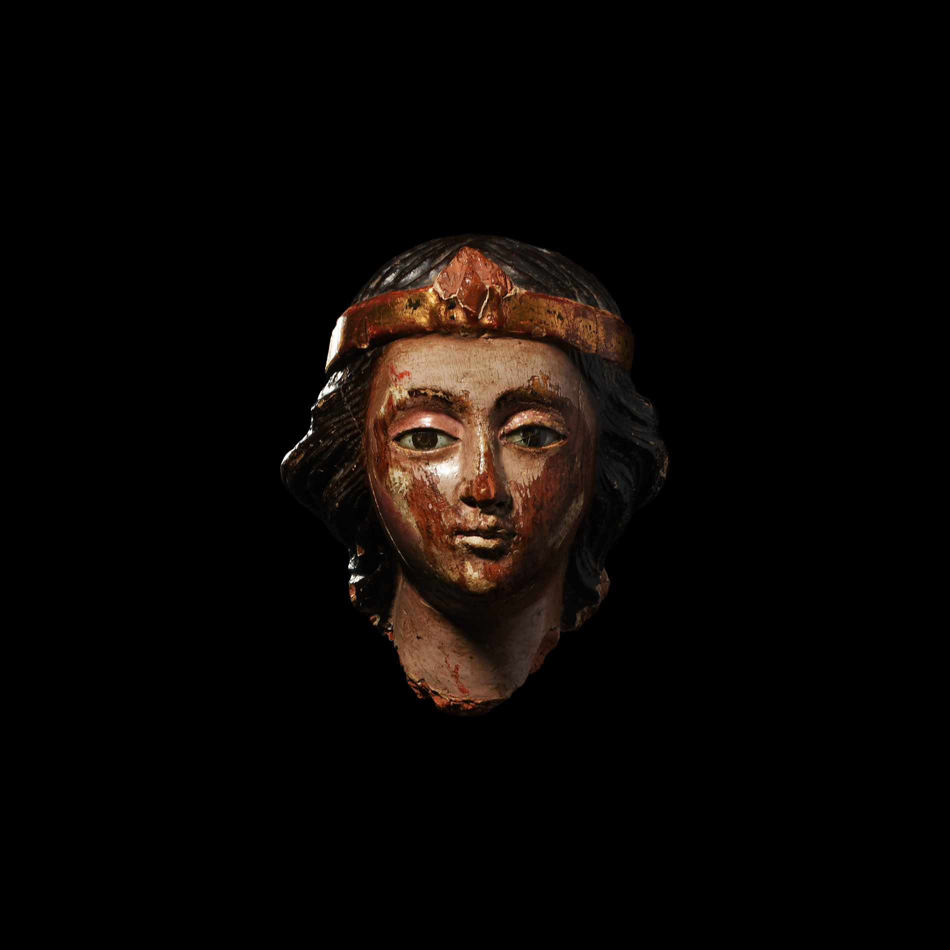 Medieval Head of an Angel