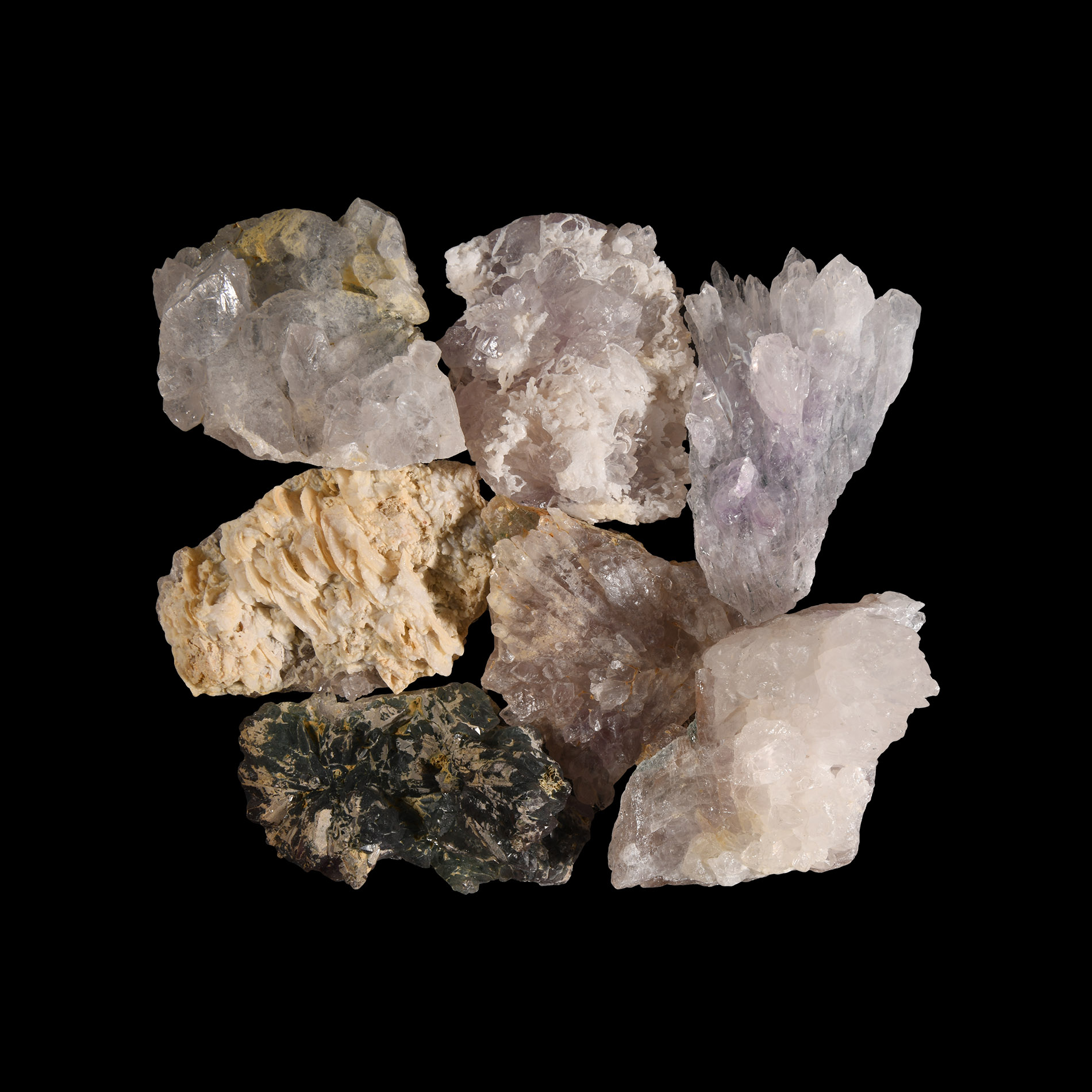 Mixed Mineral Specimen Collection