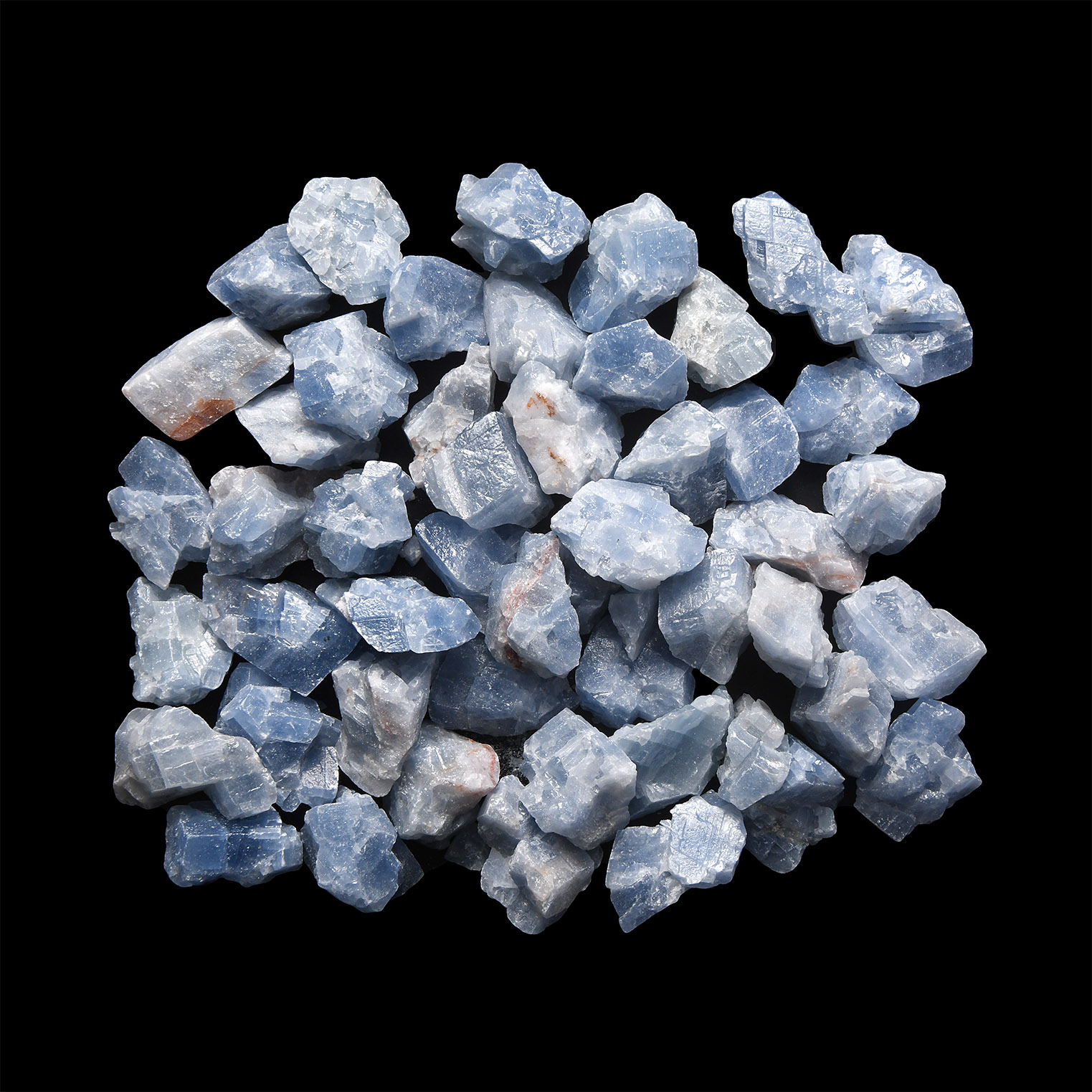50 Blue Calcite Specimens