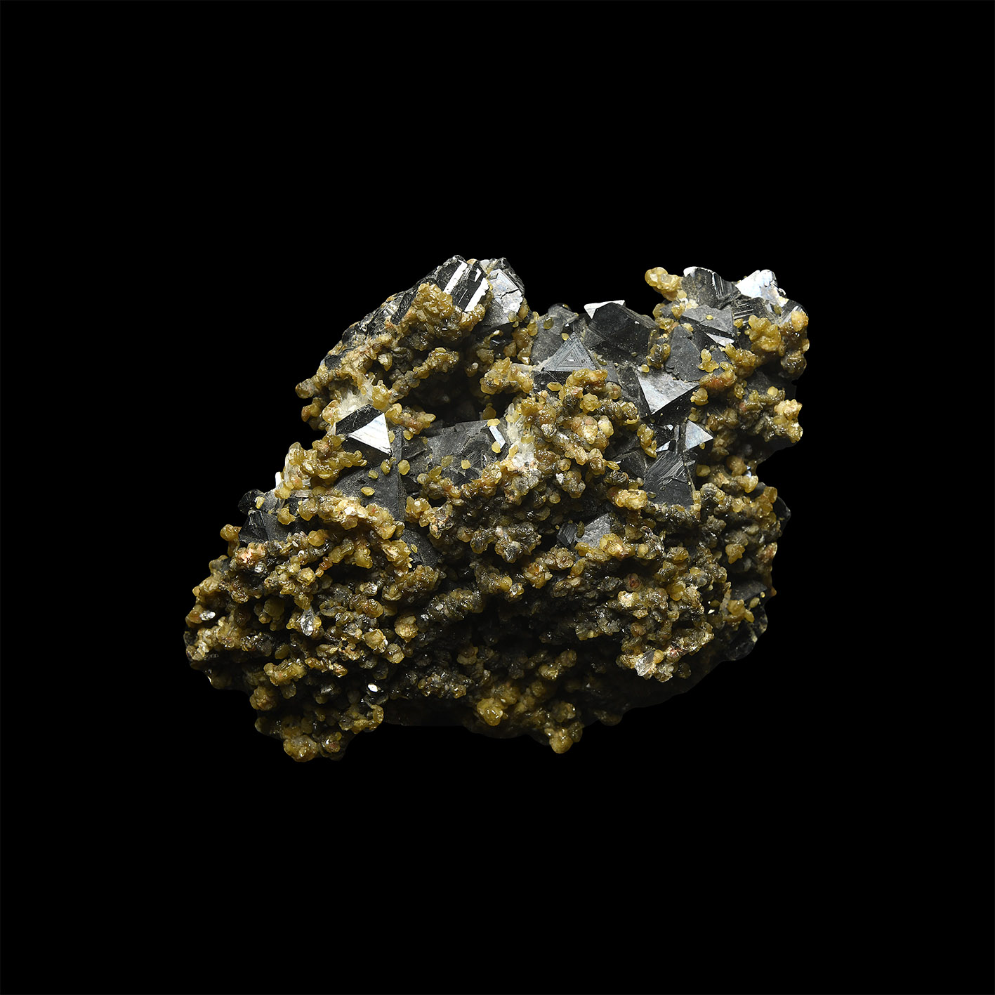Natural History - Large Sphalerite, Chalcopyrite and Galena Crystal Specimen