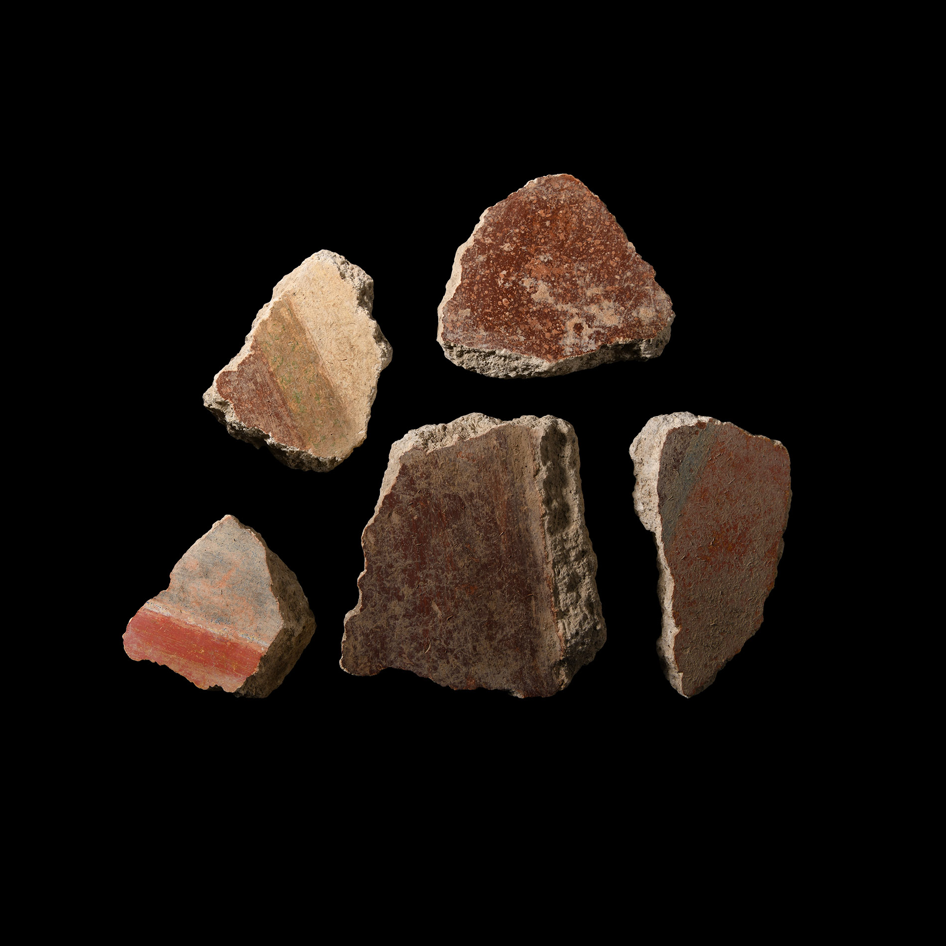 Roman Fresco Painted Wall Plaster Collection