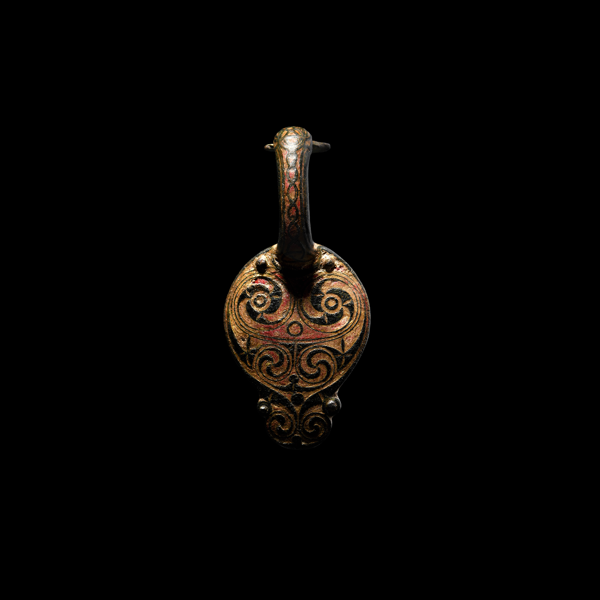 'The Feltwell' Saxon Enamelled Bowl Mount