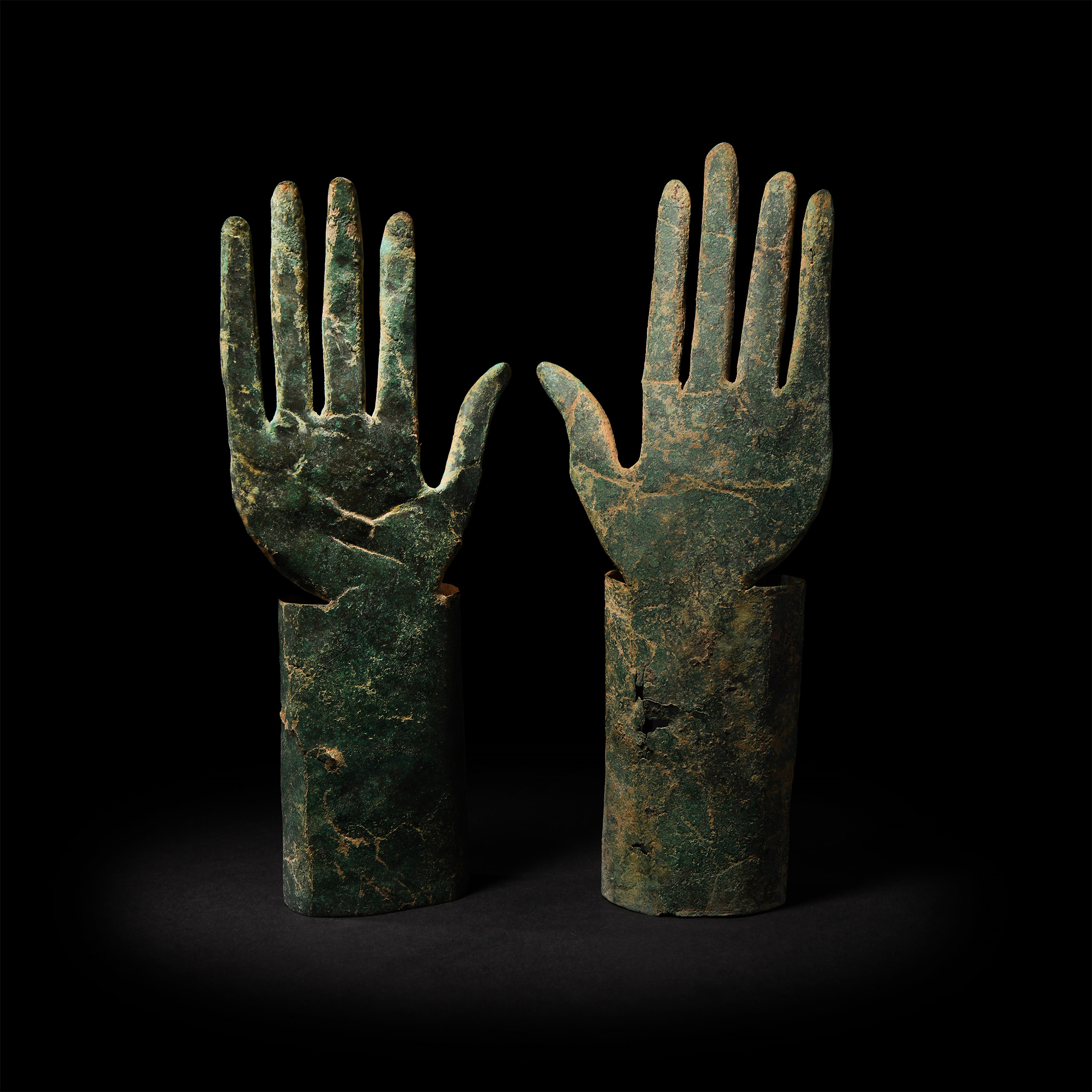 Etruscan Funerary Figure Hands