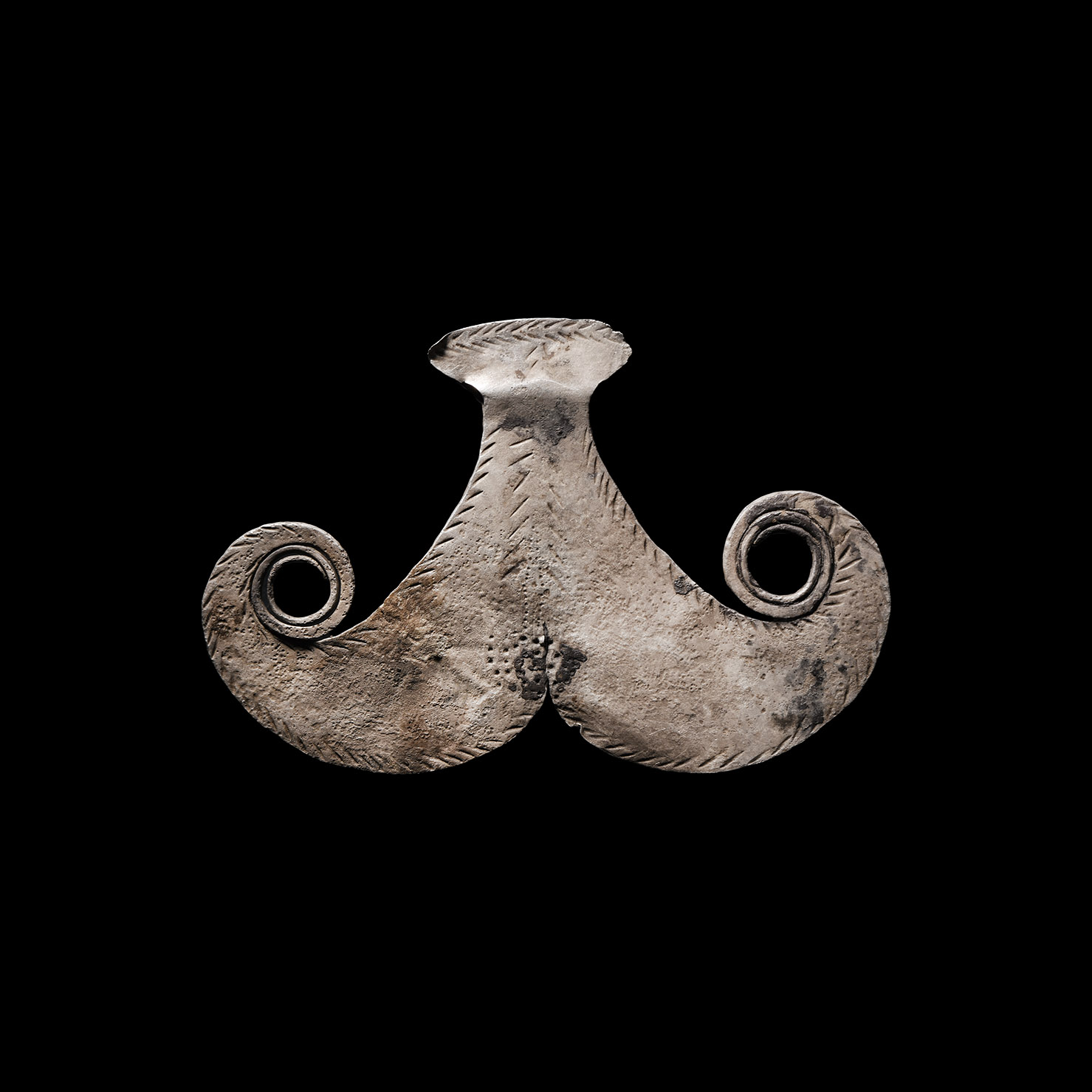 Elamite Silver Female Idol Pendant