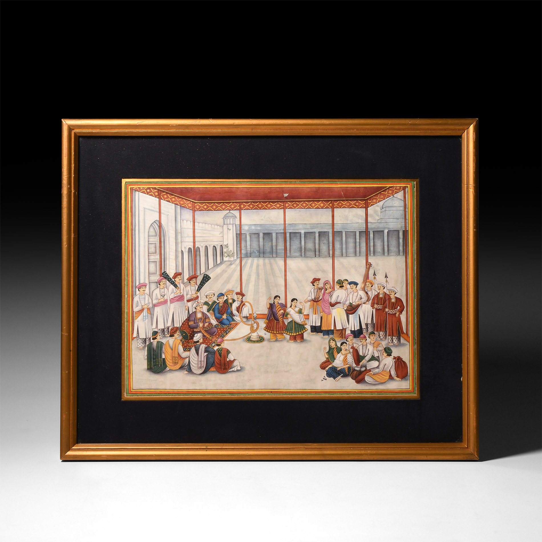 Indian Framed Watercolour Painting