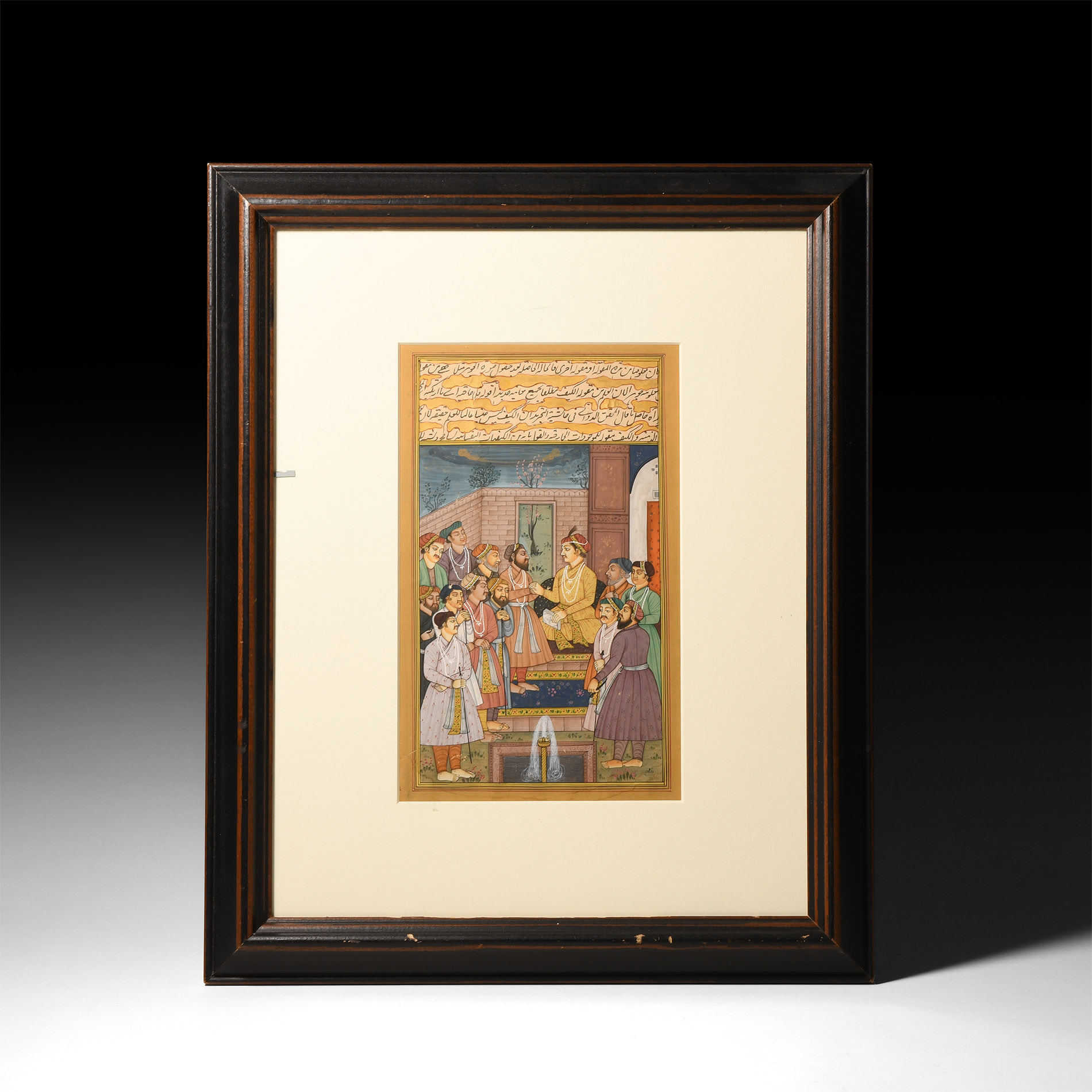 Framed Indian Watercolour Painting