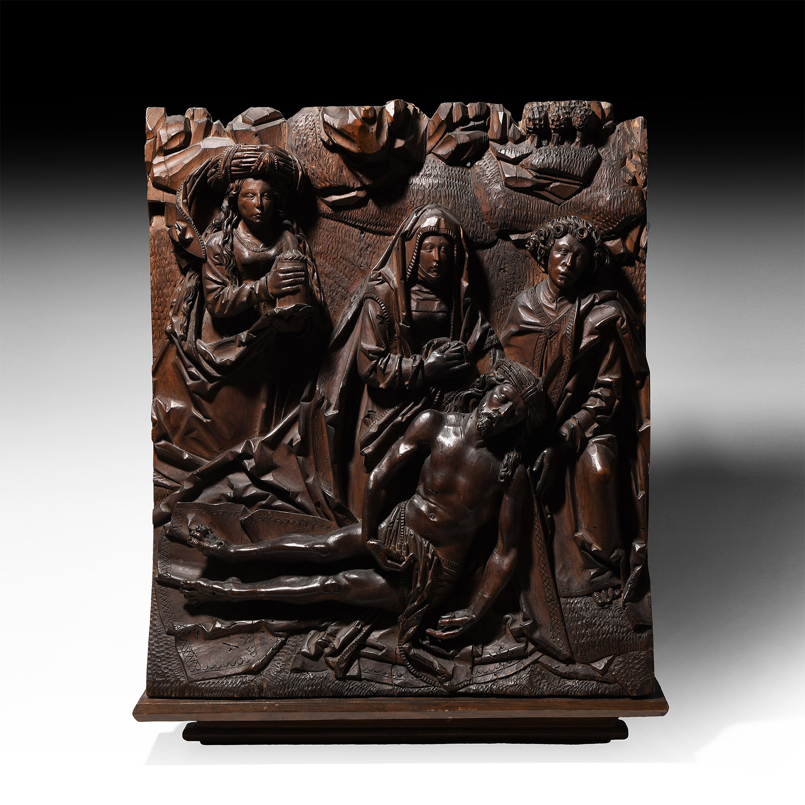 Medieval 'The Lamentation' from the Workshop of Tilman Riemenschneider