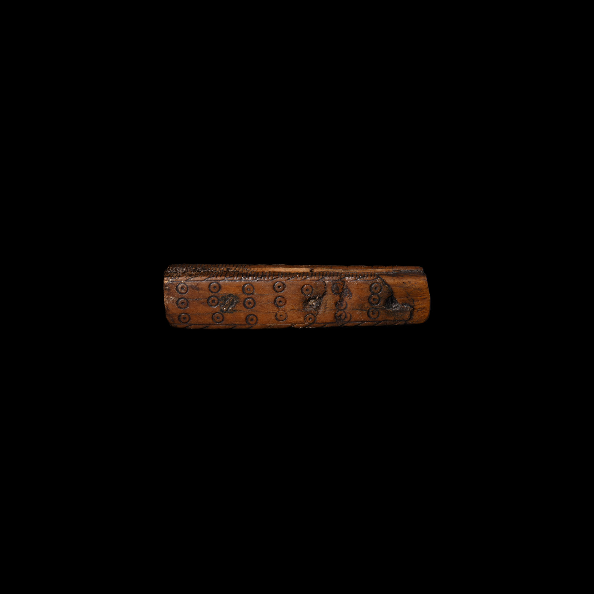 Medieval Decorated Bone Artefact