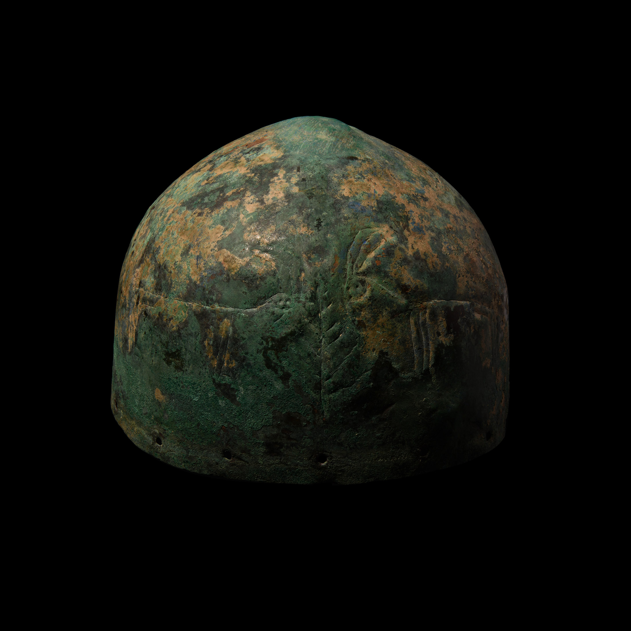 Levantine Helmet with Opposing Ibexes