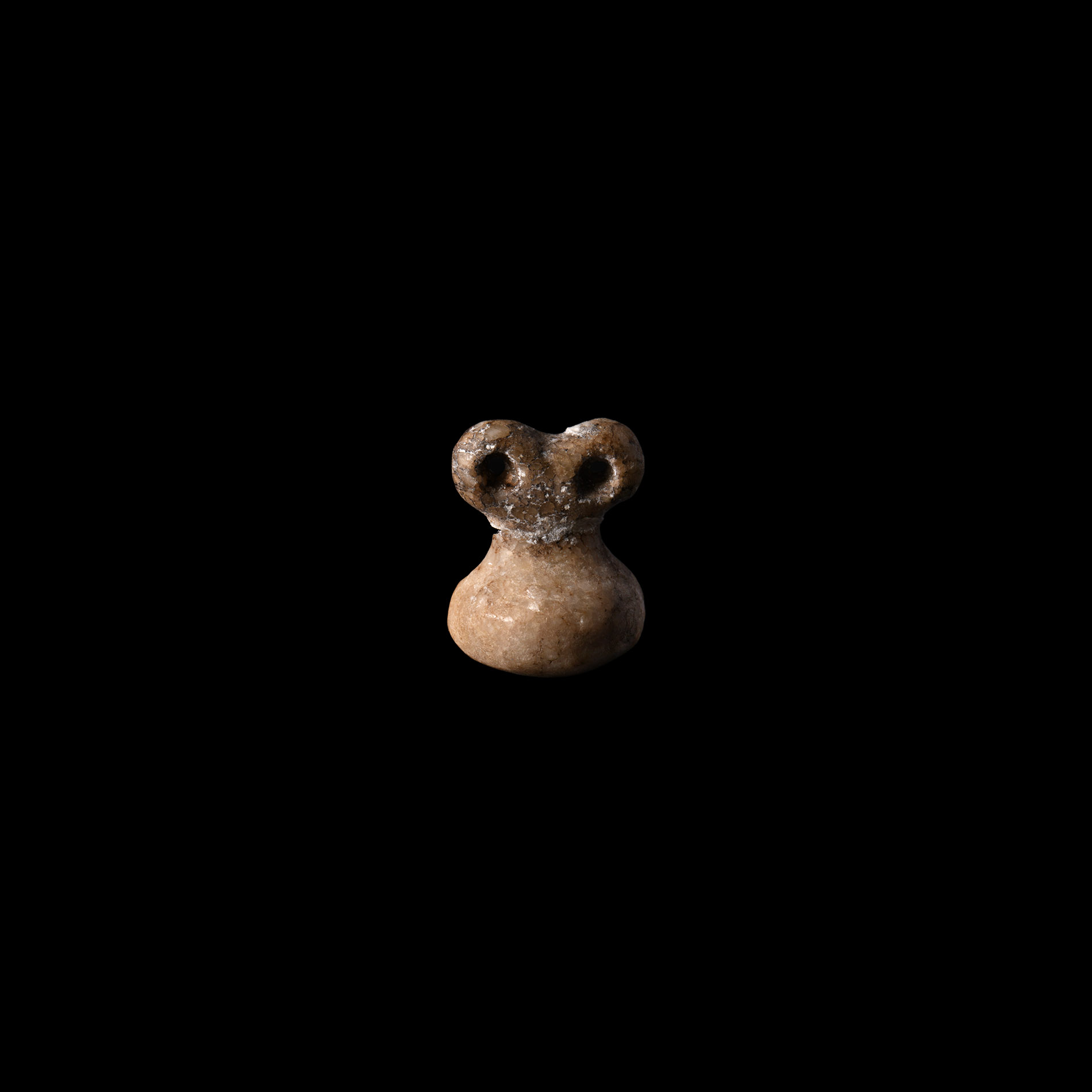Miniature Tel Brak Marble Eye Idol