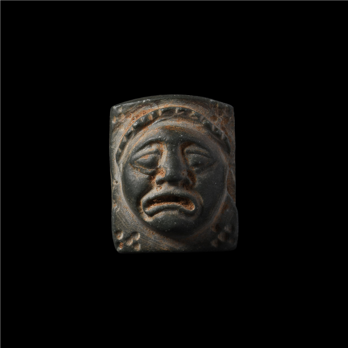 Roman Tragic Mask Applique