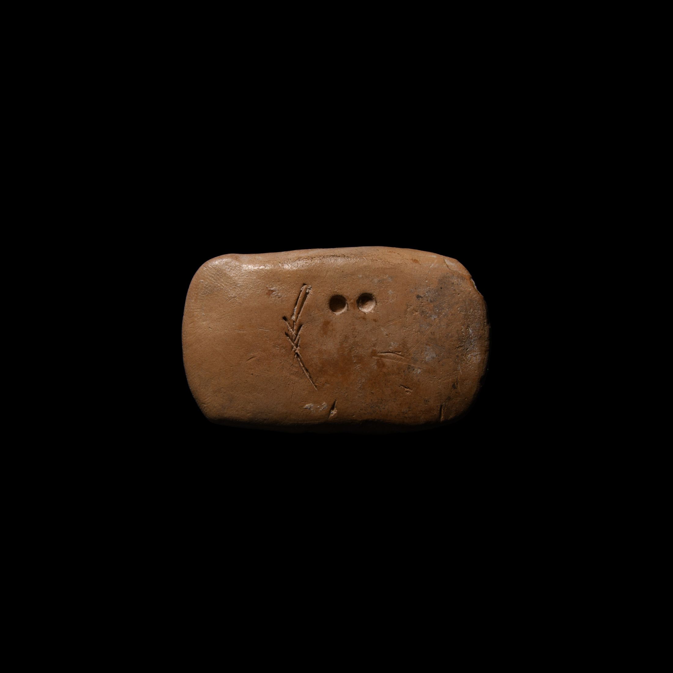 Mesopotamian Pictographic Clay Tablet