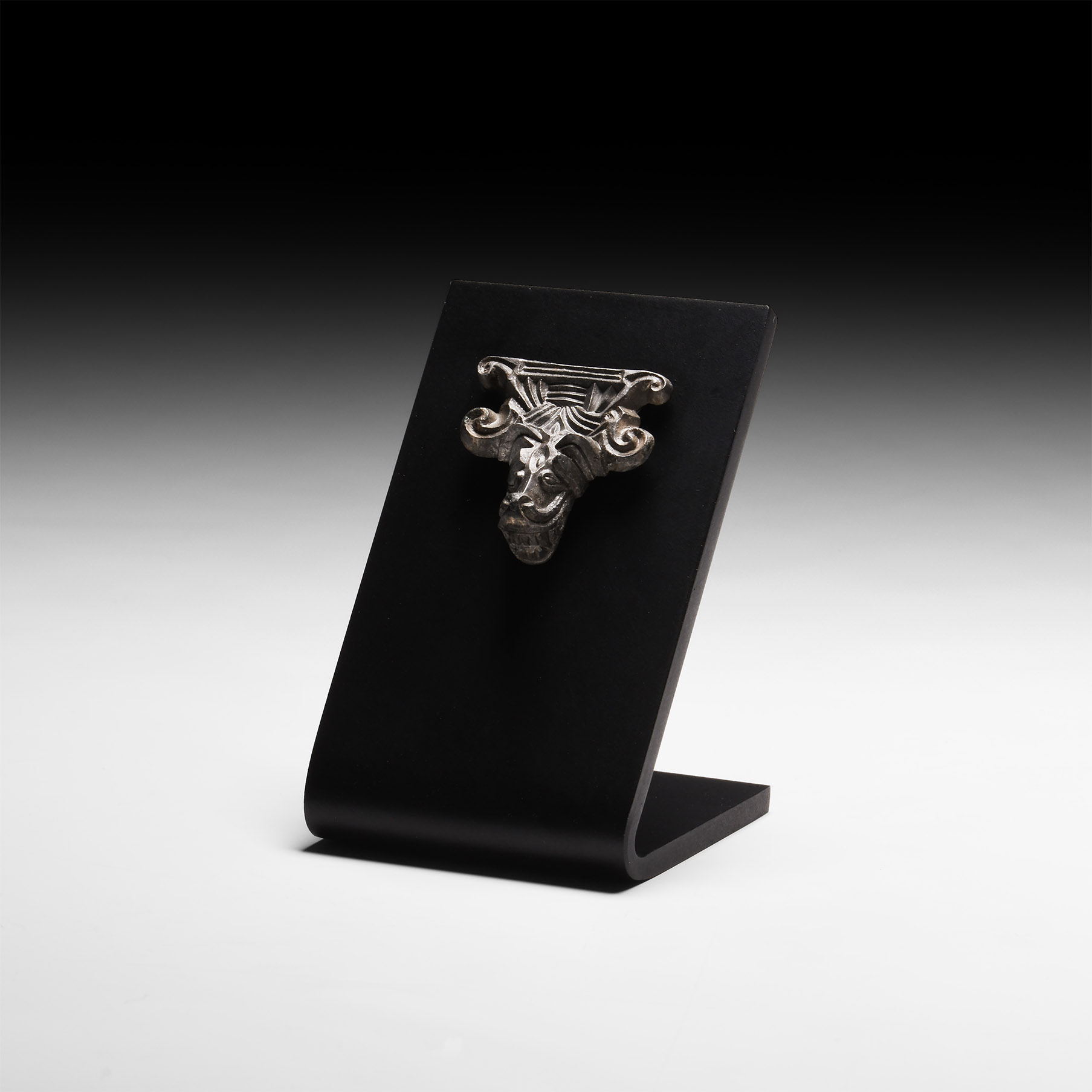 High-Status Scandinavian Viking Silver Snarling Dragon Mount