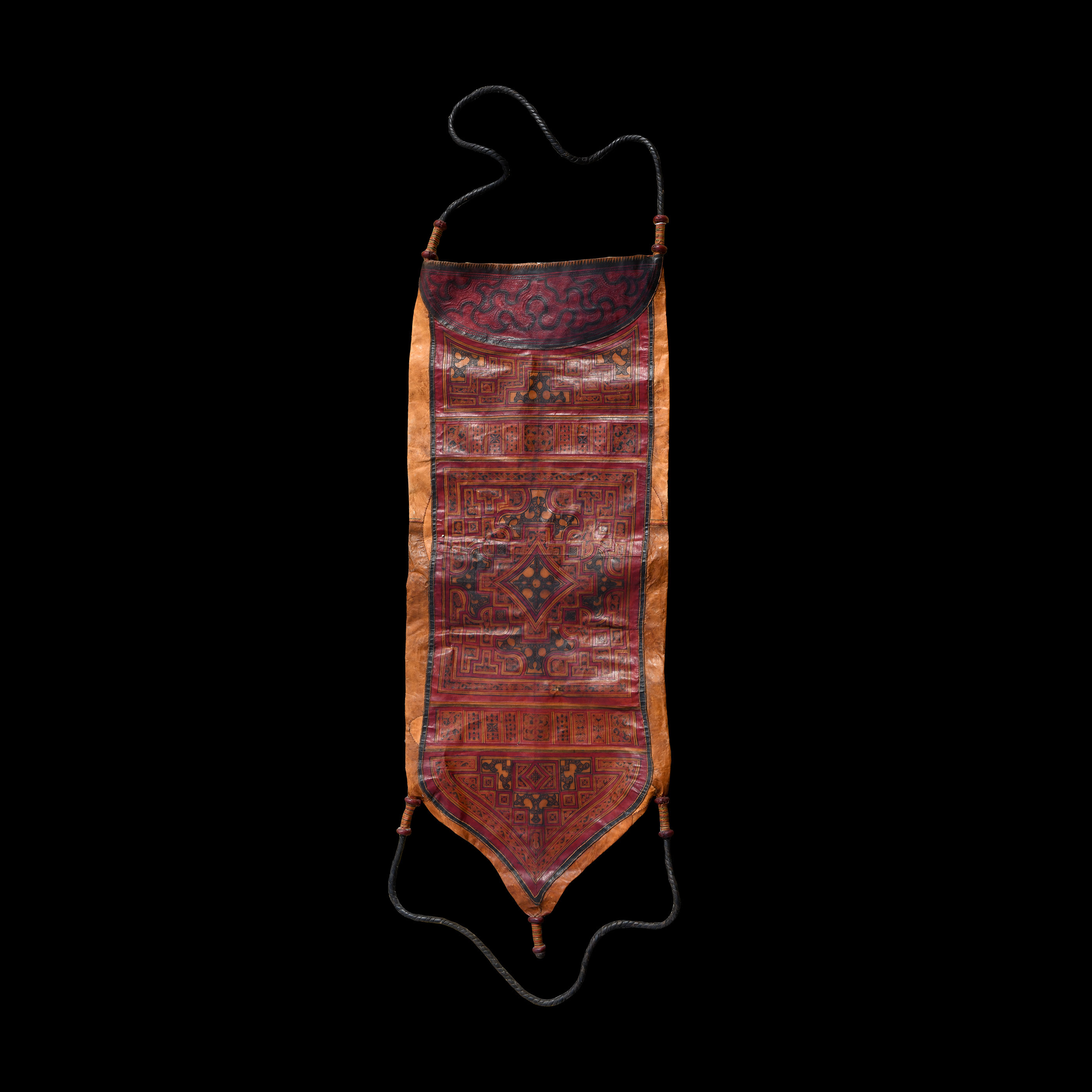 Massive Tuareg Leather Camel Bag