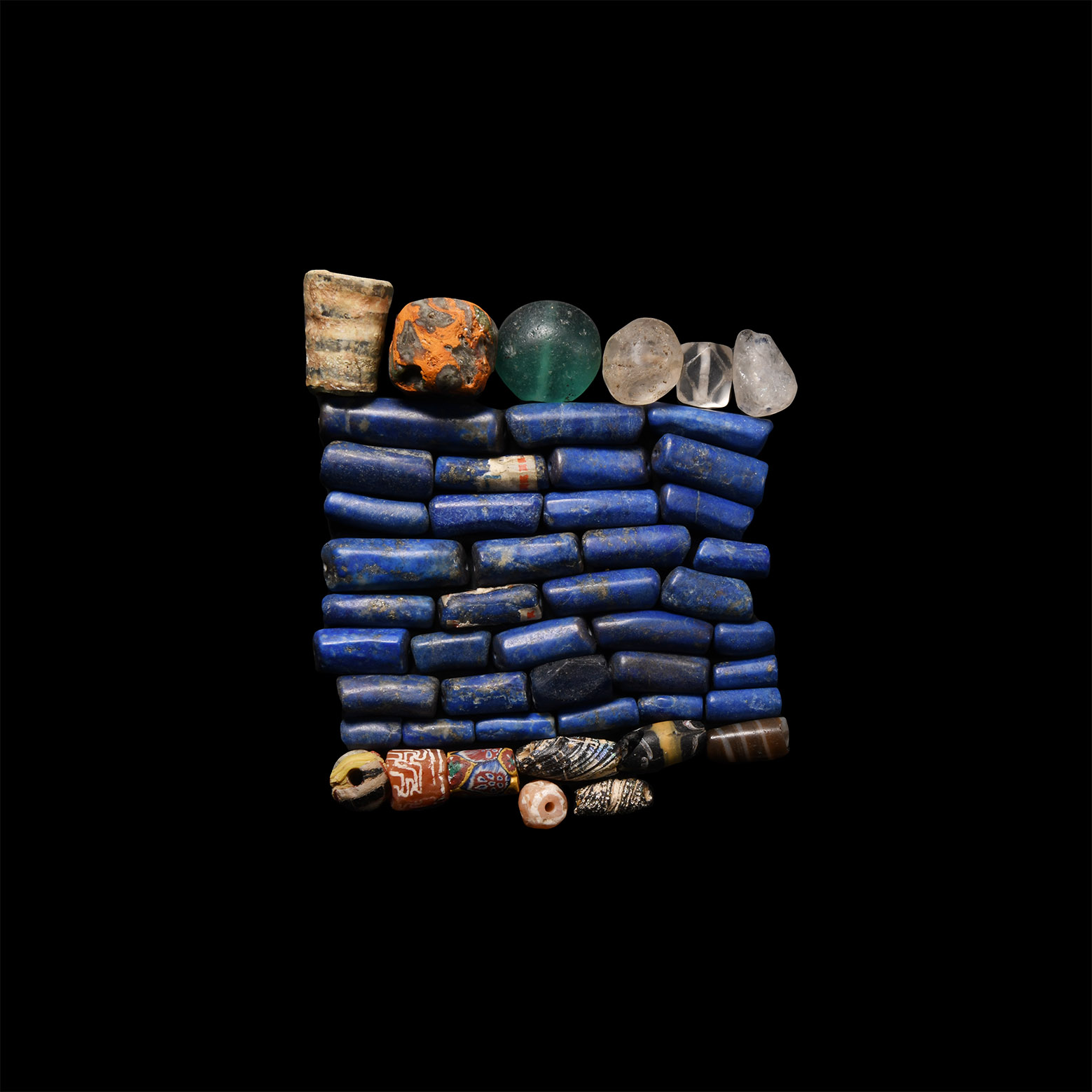 Western Asiatic Glass and Stone Bead Collection