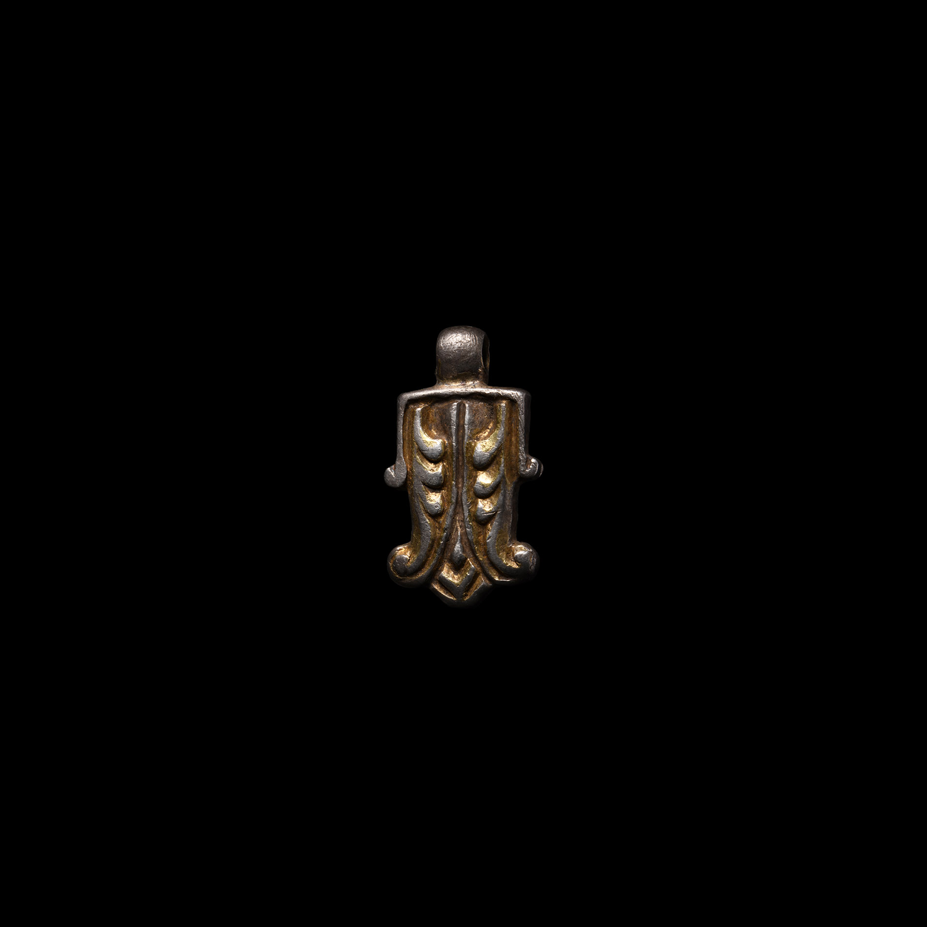 Khazar Silver-Gilt Sword Belt Hanger