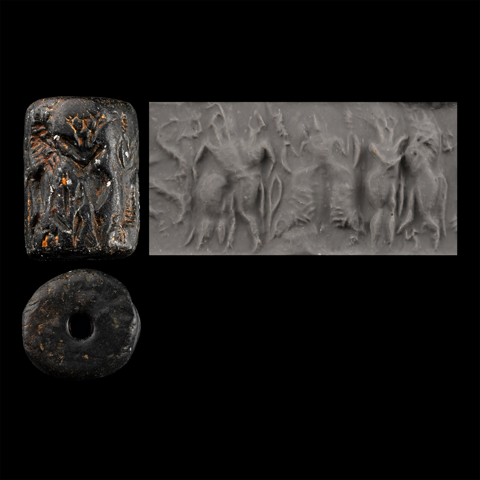 Old Anatolian Stone Cylinder Seal