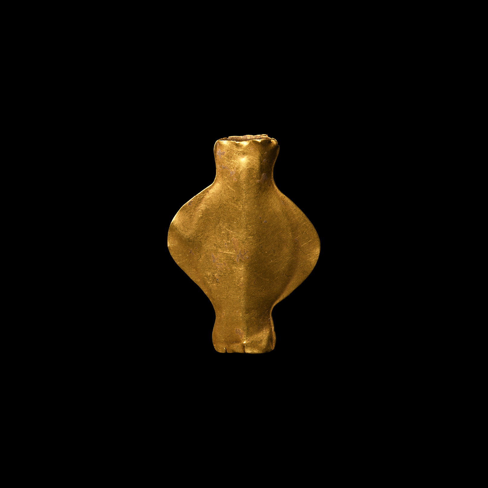 Western Asiatic Gold Butterfly Bead