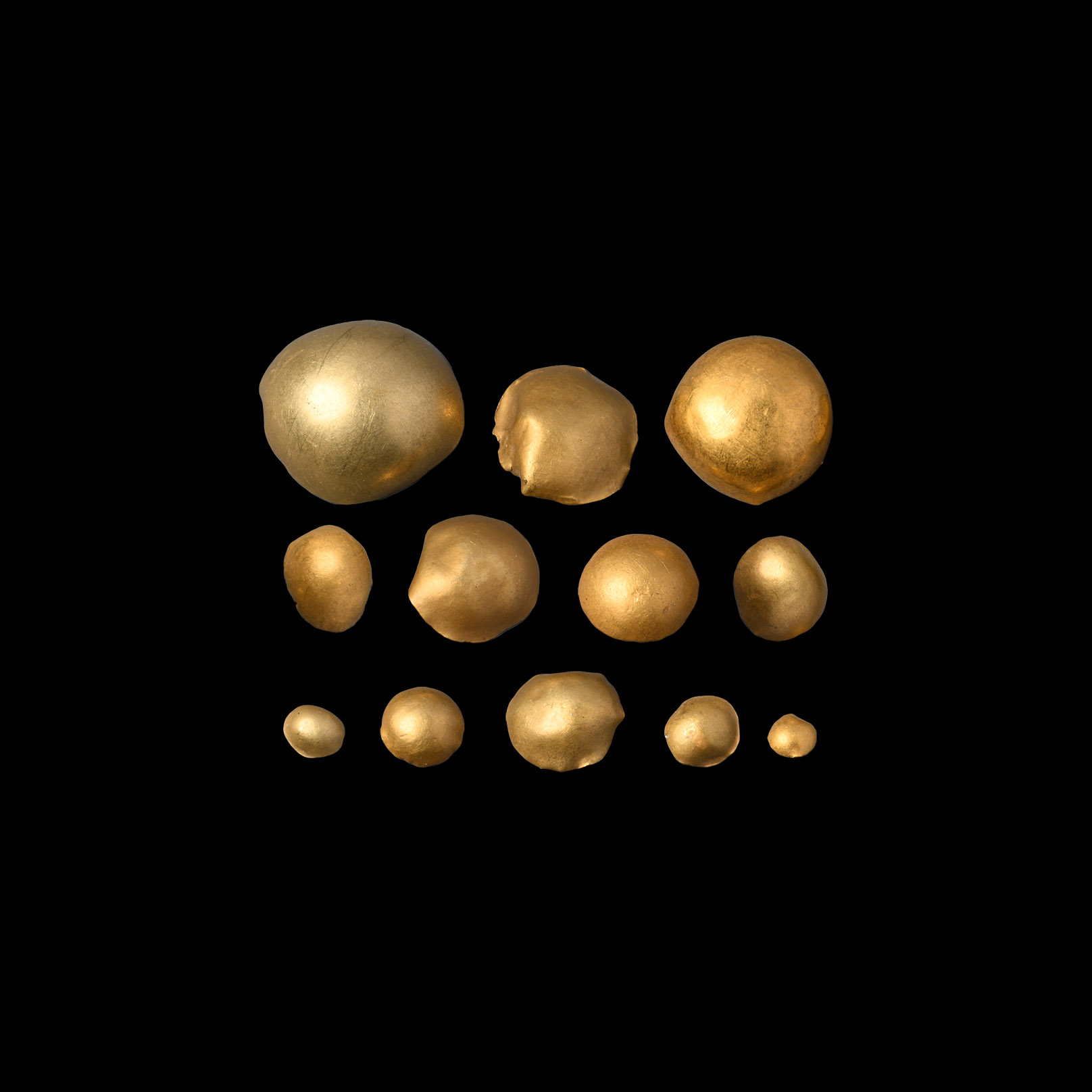 Greek Gold Domed Dress Decoration Set