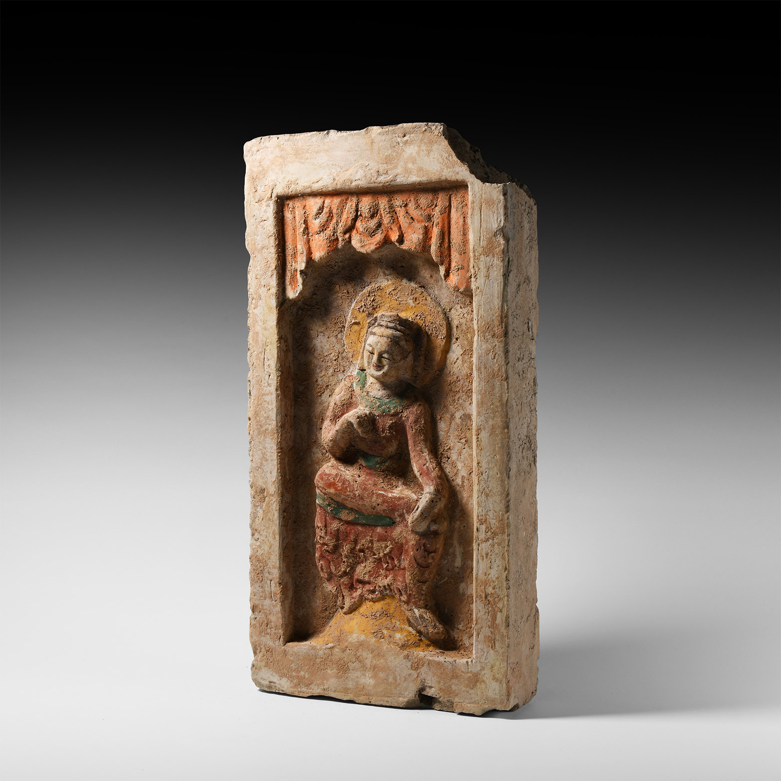 Chinese Wei Buddha Brick