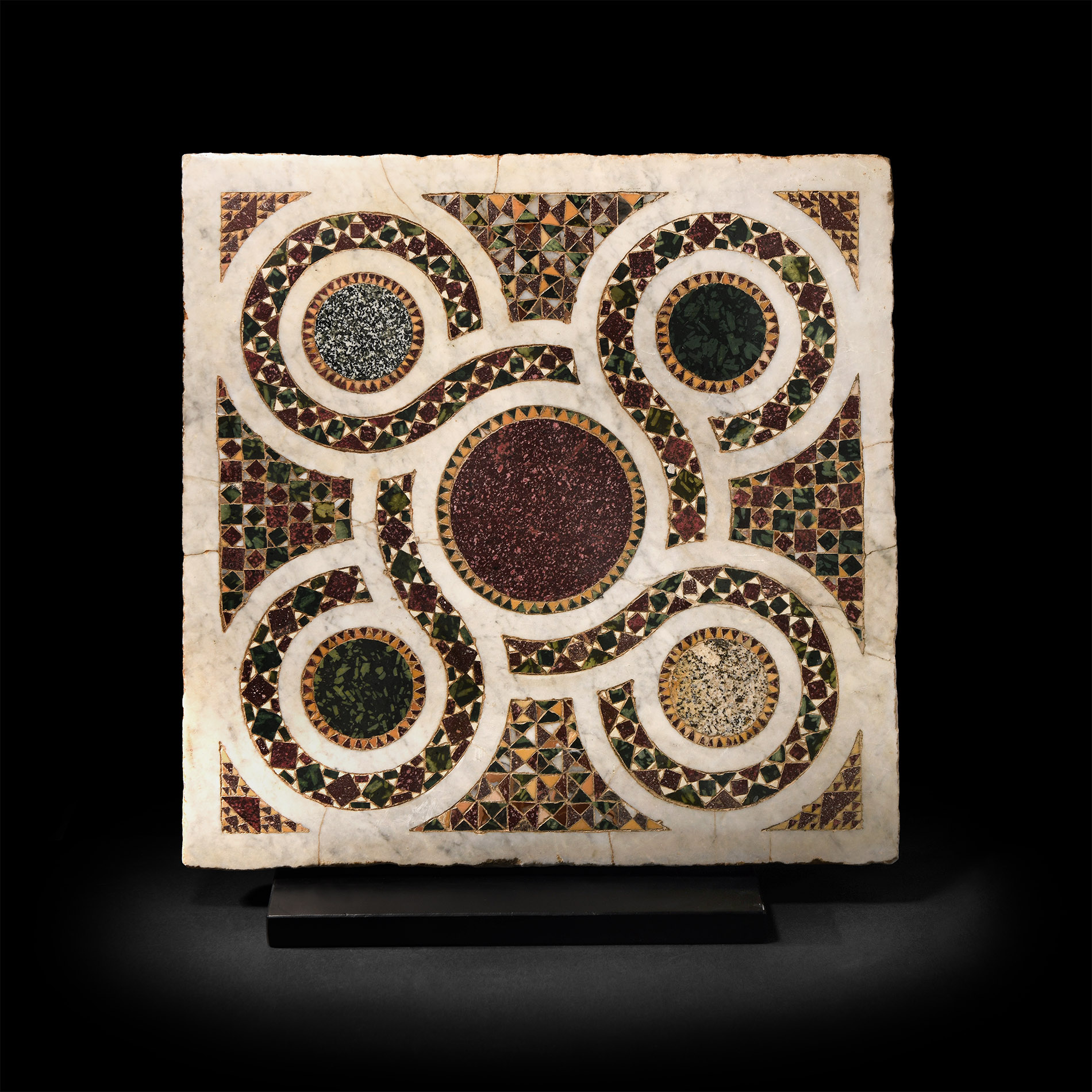Byzantine Cosmatesque Mosaic Panel