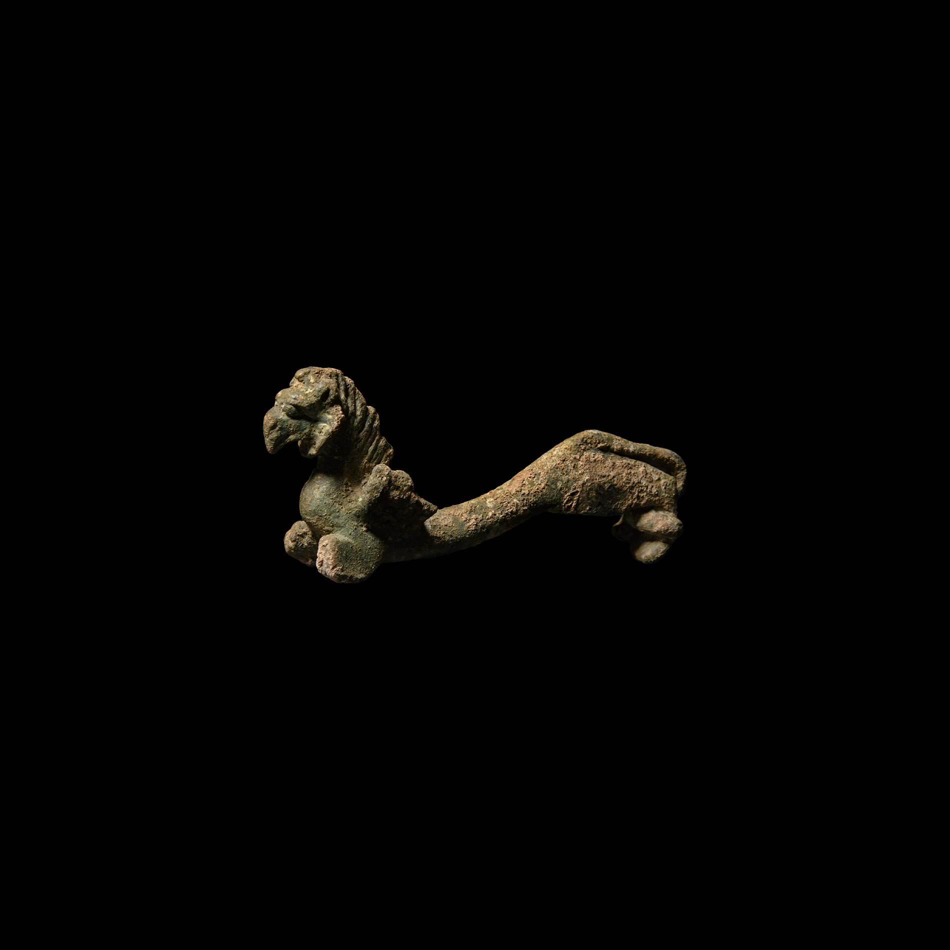 Western Asiatic Bronze Gryphon Statuette