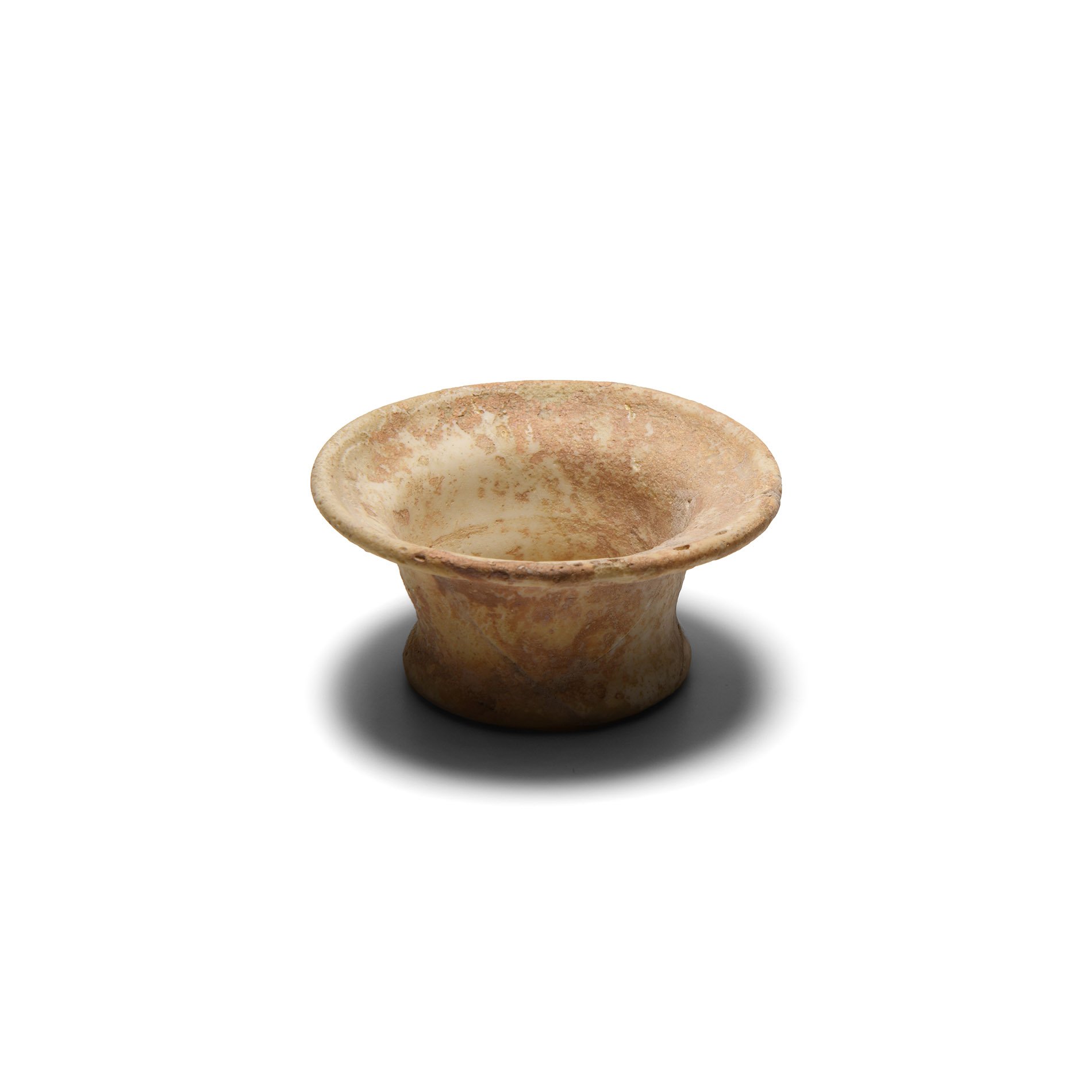 Roman Opaque White Glass Vessel