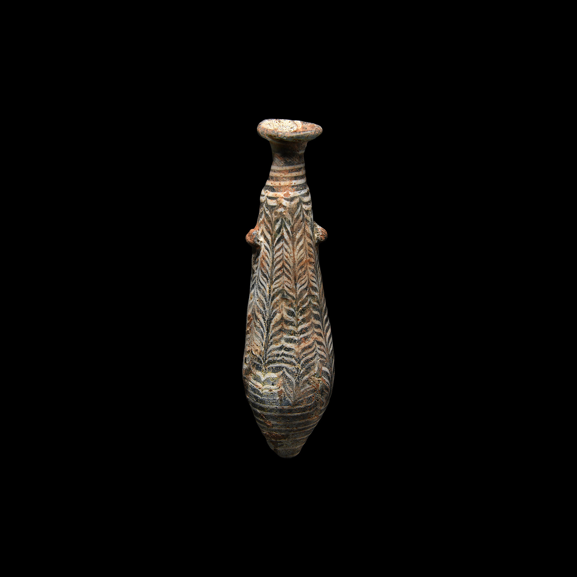 Greek Core-Formed Glass Alabastron