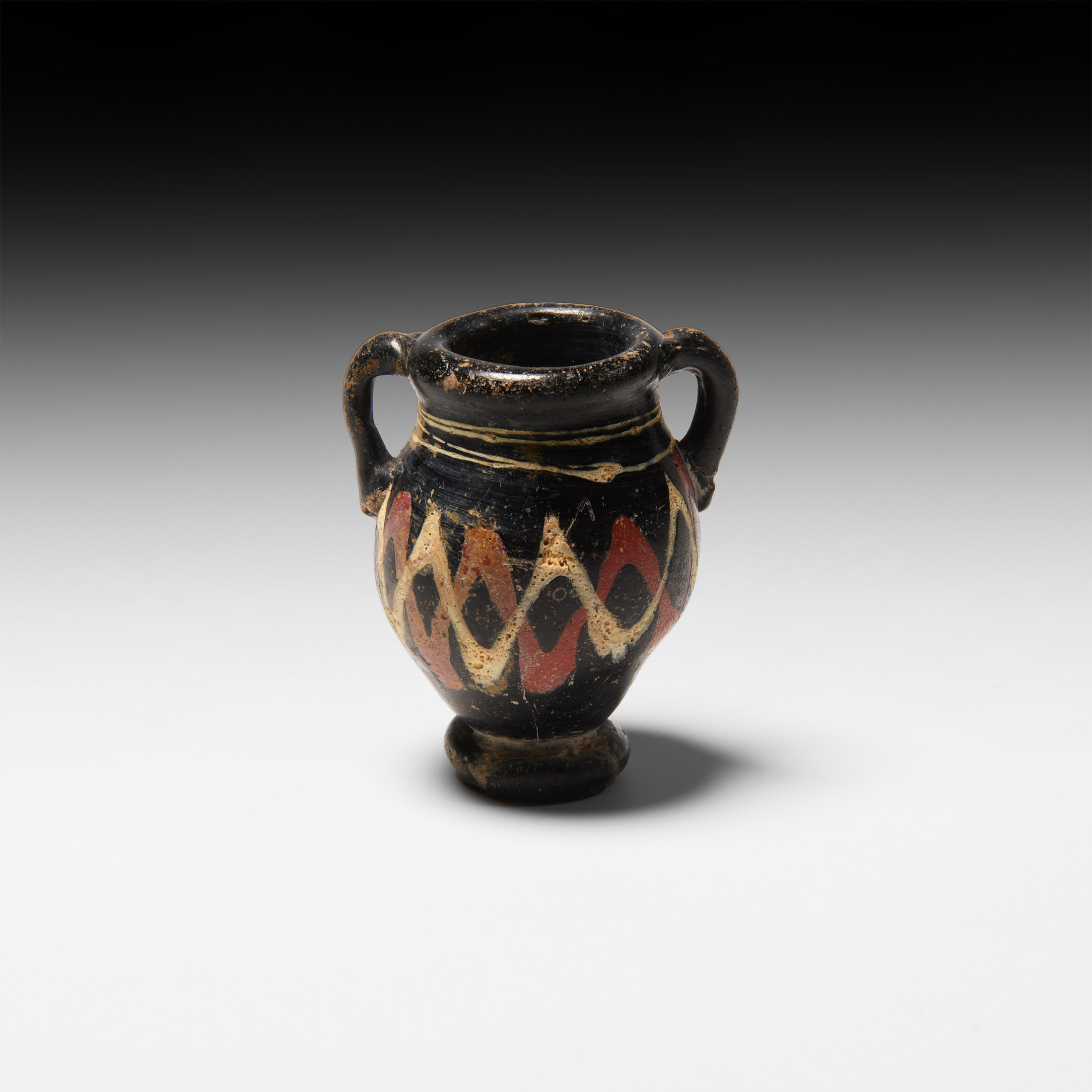Greek Core-Formed Glass Amphora