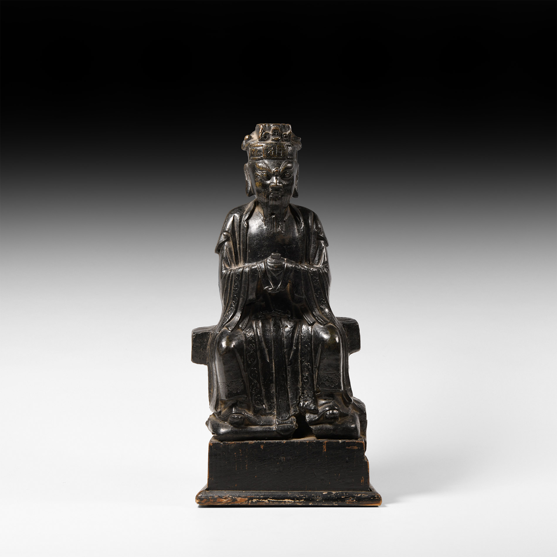 Chinese Ming Seated Magistrate Figurine