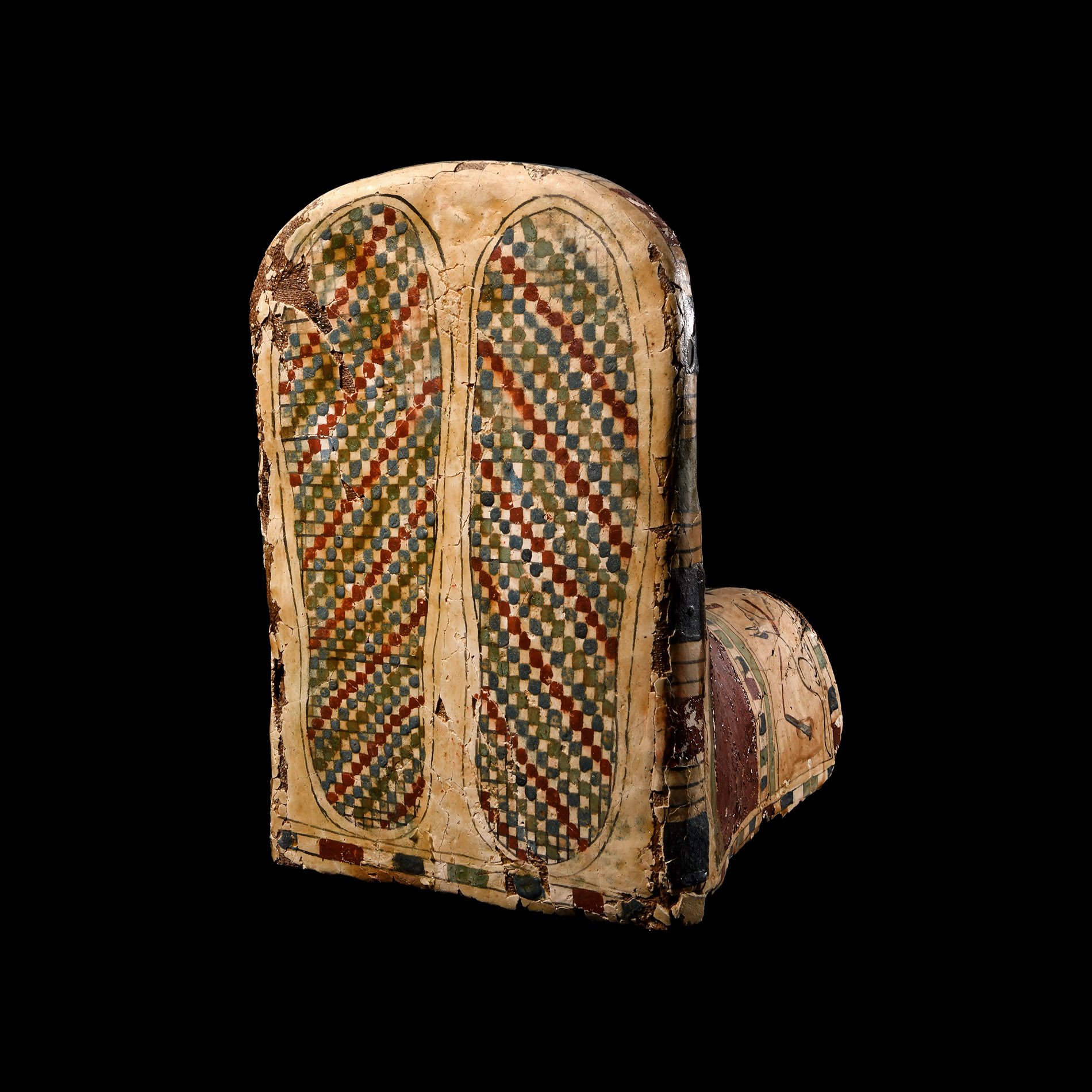 Egyptian Cartonnage Foot Covering with Anubis