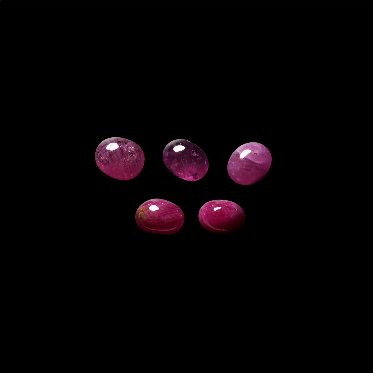 Natural History - 18.4 Carat Cabochon Ruby Group