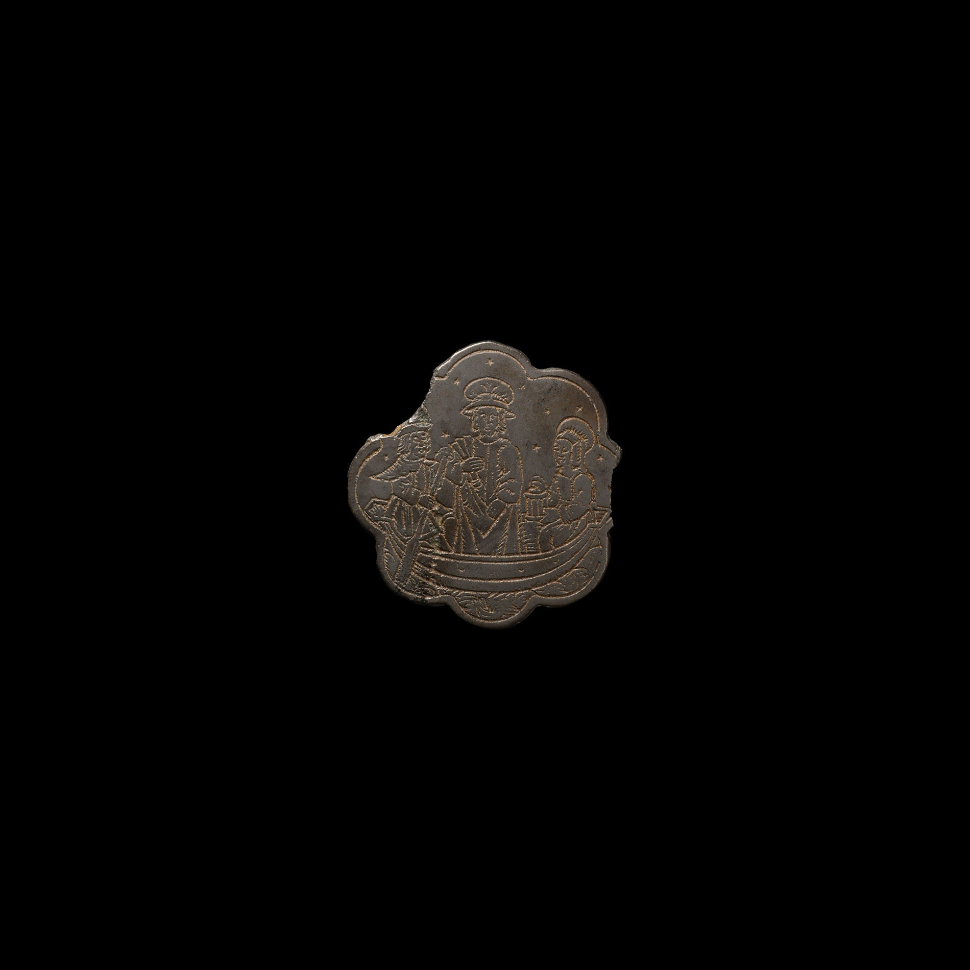 French Medieval Copper-Alloy Pilgrim Badge