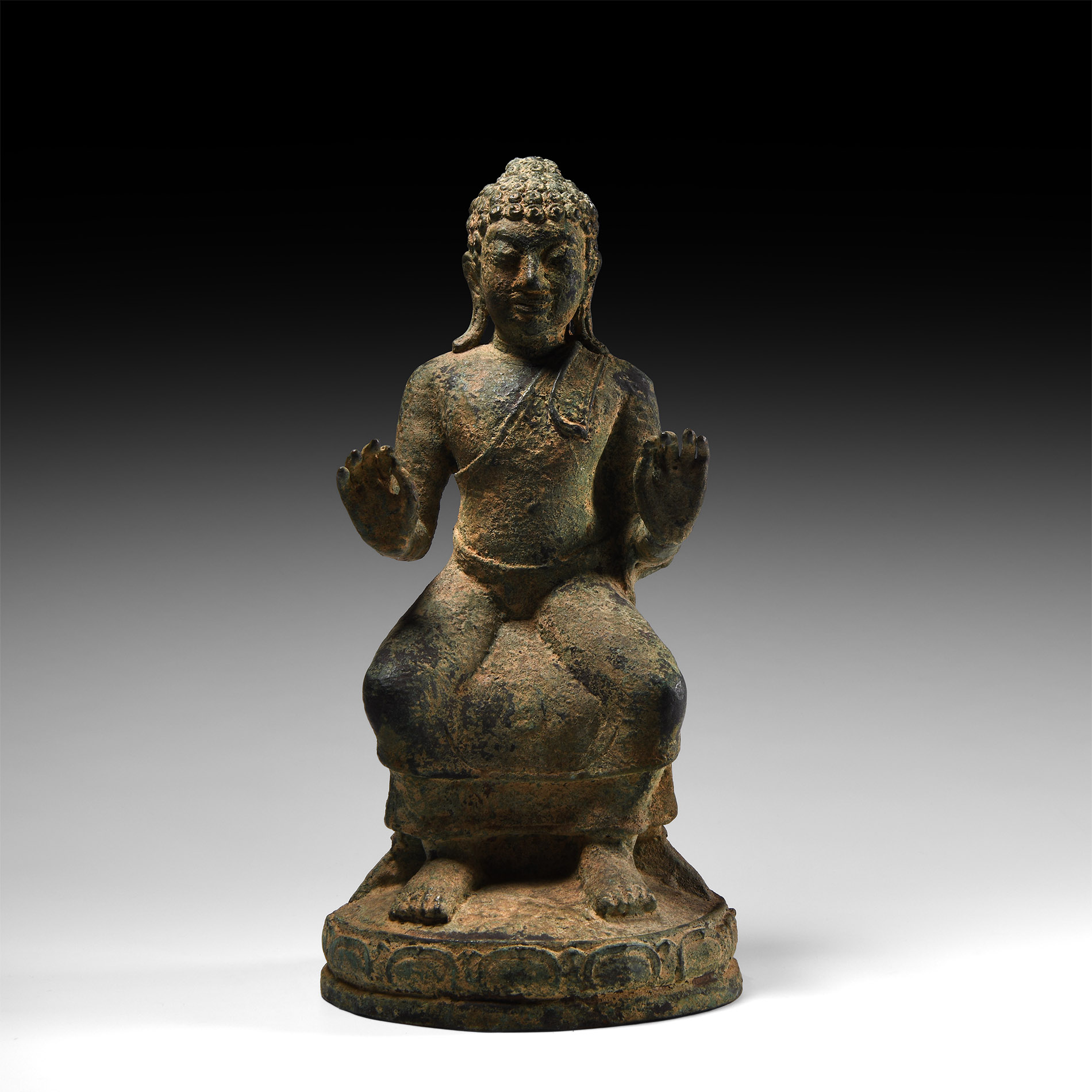 South East Asian Seated Statue of Buddha