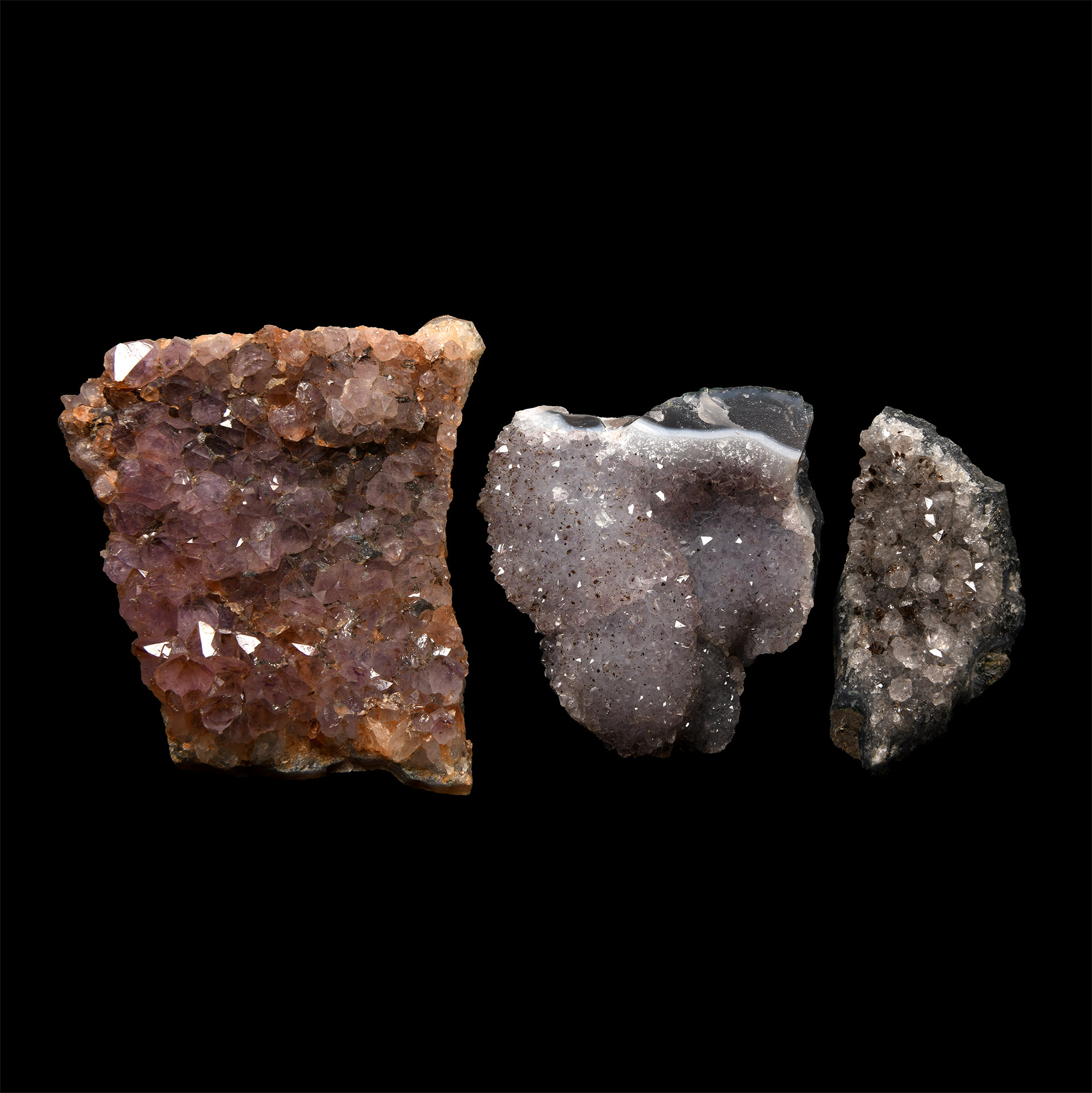 Natural History - Amethyst Crystal Section Group
