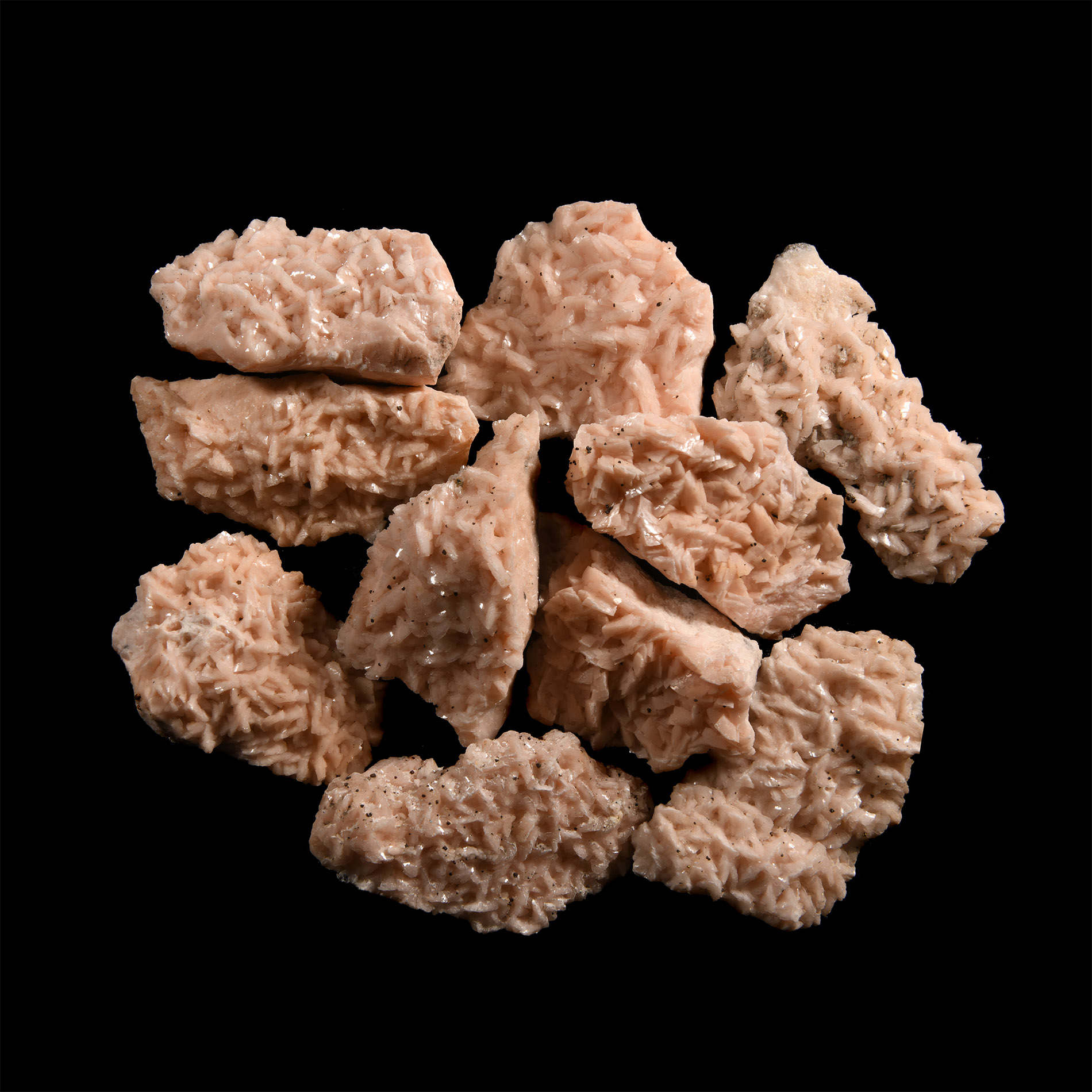 Natural History - Pink Dolomite Crystal Group