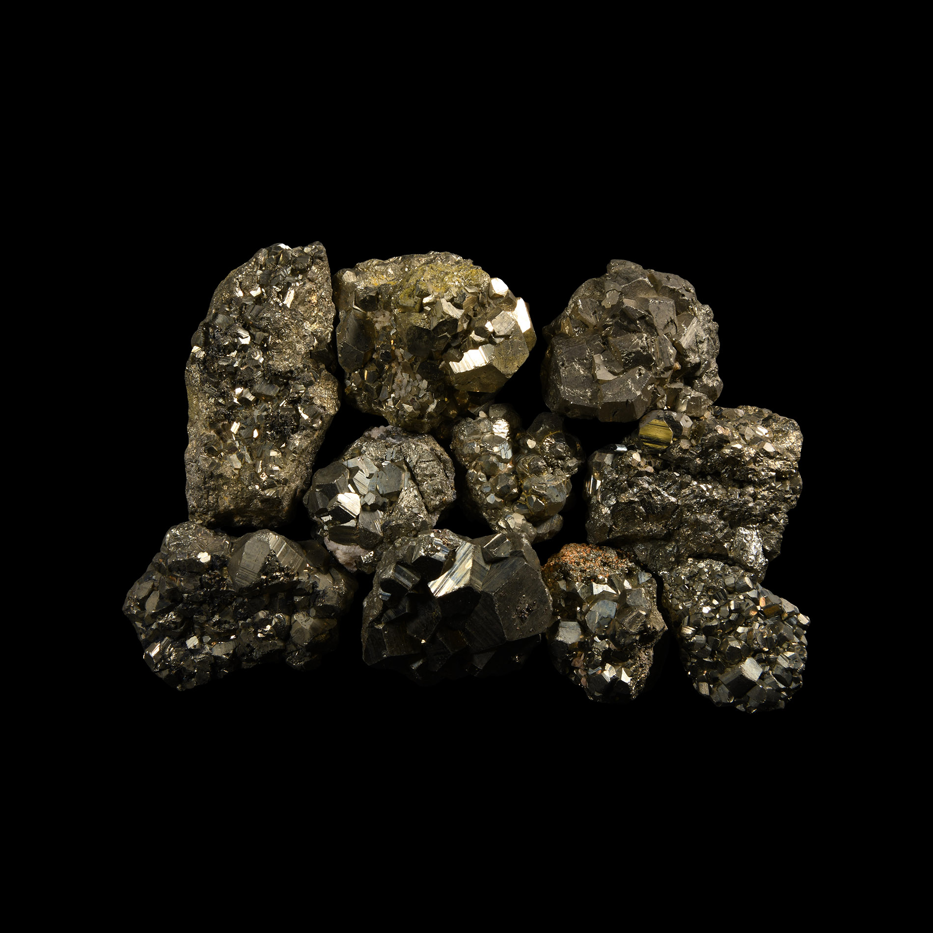 Natural History - Pyrite Crystal Specimen Group