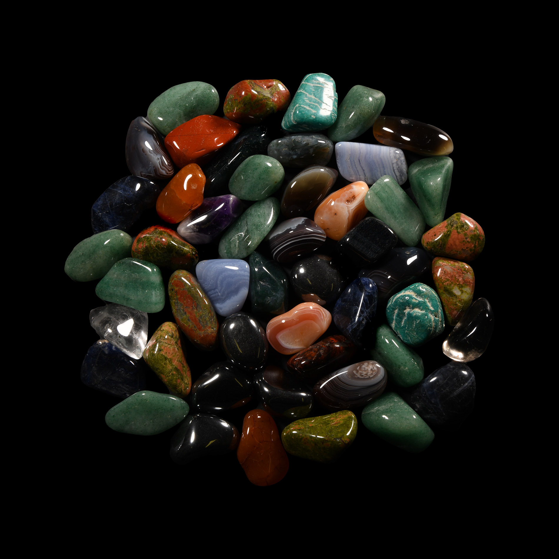 Natural History - Polished Mineral Specimen Group