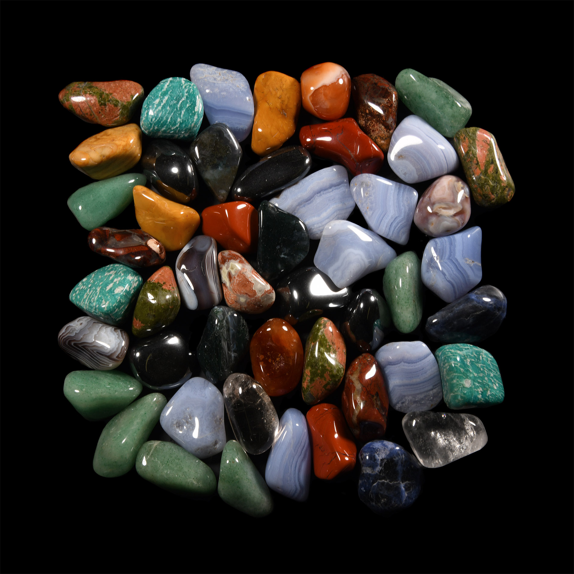 Natural History - Polished Mineral Specimen Group