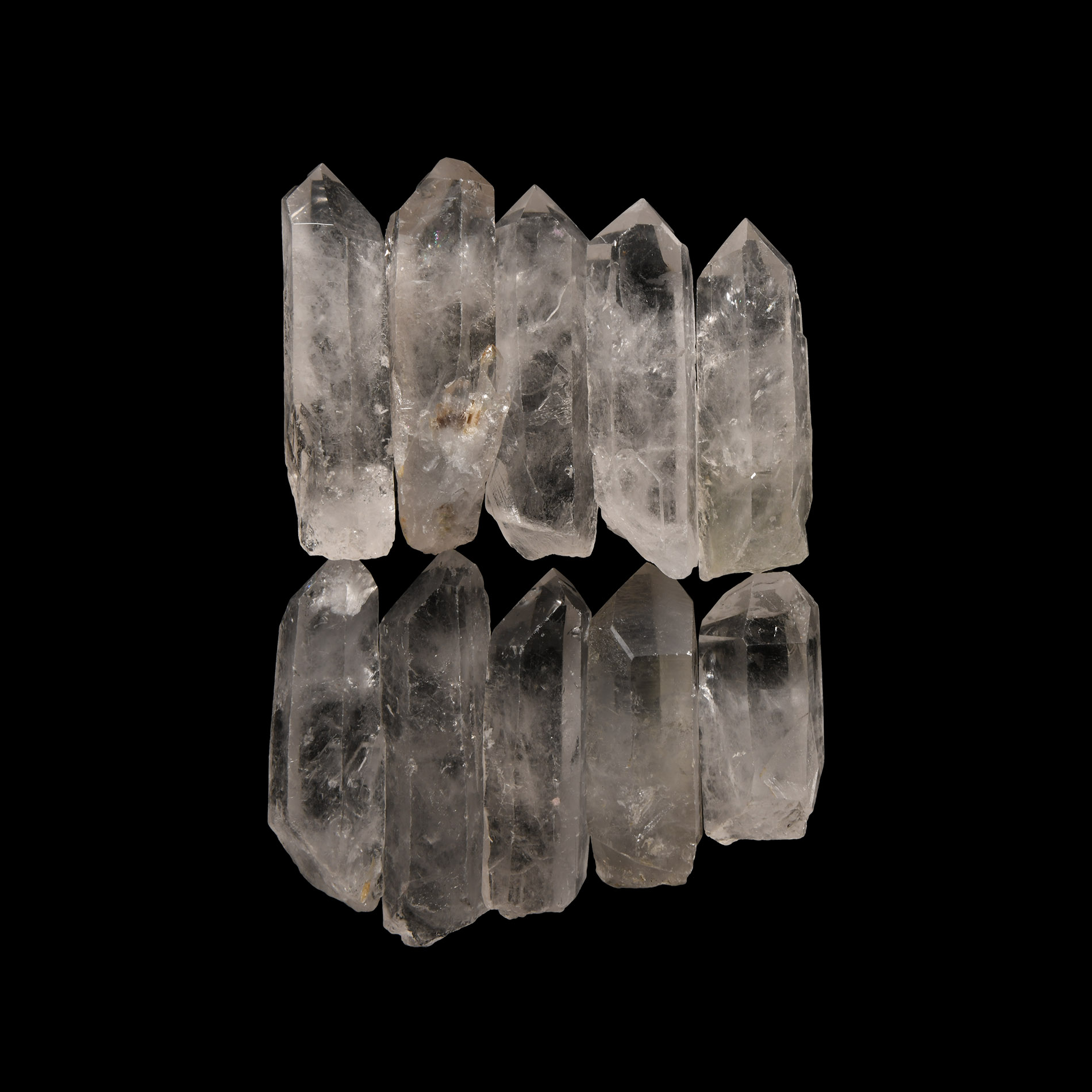 Natural History - Large Quartz Crystal Specimen Group